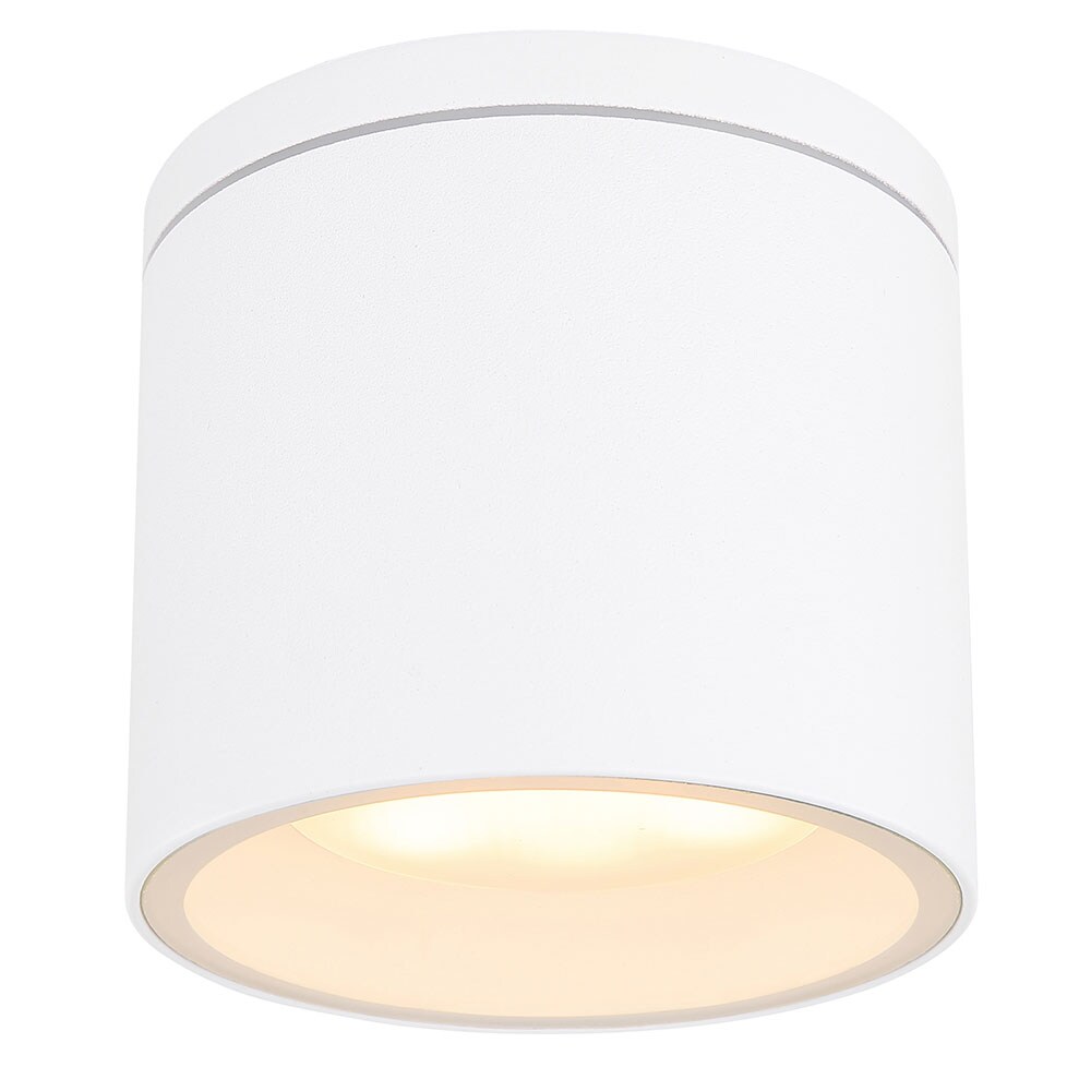 Außen Deckenleuchte, Aluminium, Glas, weiß, IP44 | 09007371392582