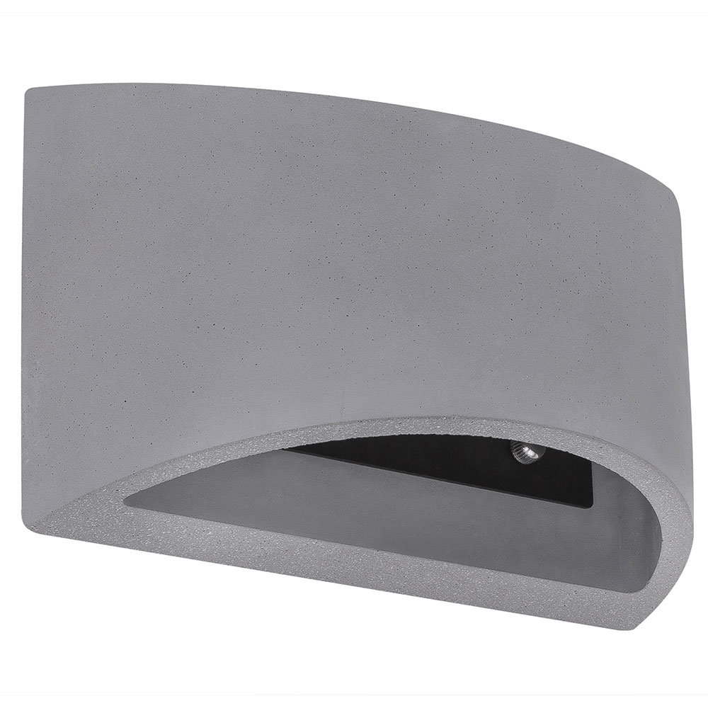 Wandleuchte, UP & DOWN, Beton, grau, H 12 cm - Bild 1