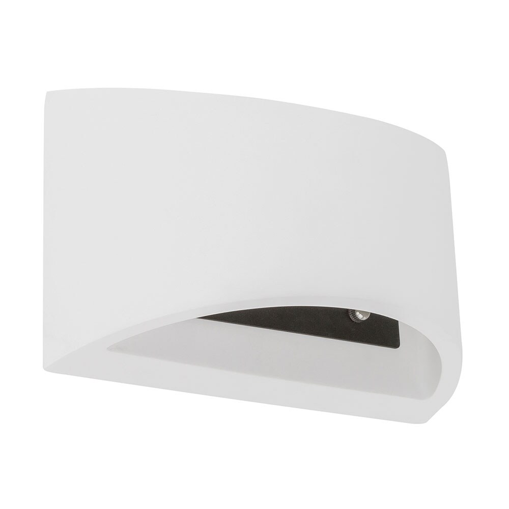 Wandleuchte, UP & Down, Gips, wei&szlig;, H 12 cm - Bild 1