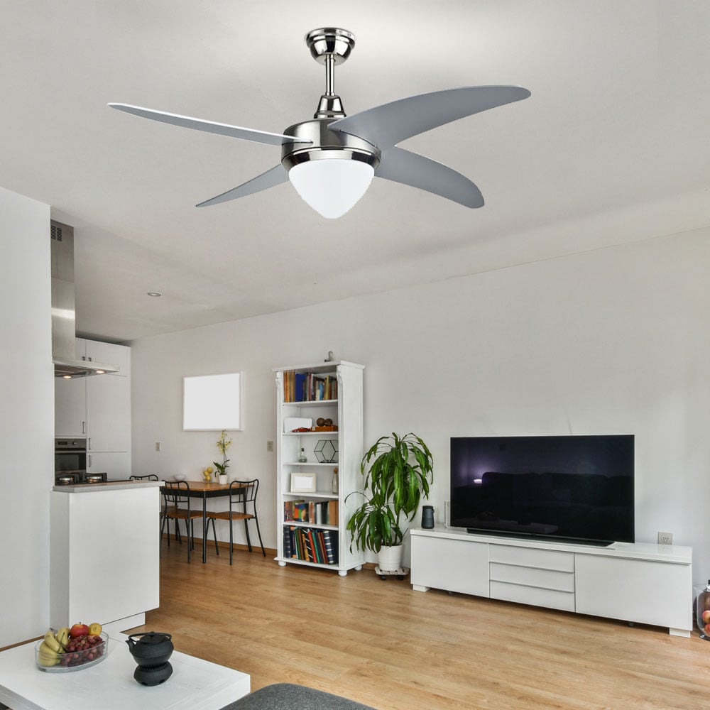 LED Deckenventilator, Fernbedienung, 107 cm - Bild 1