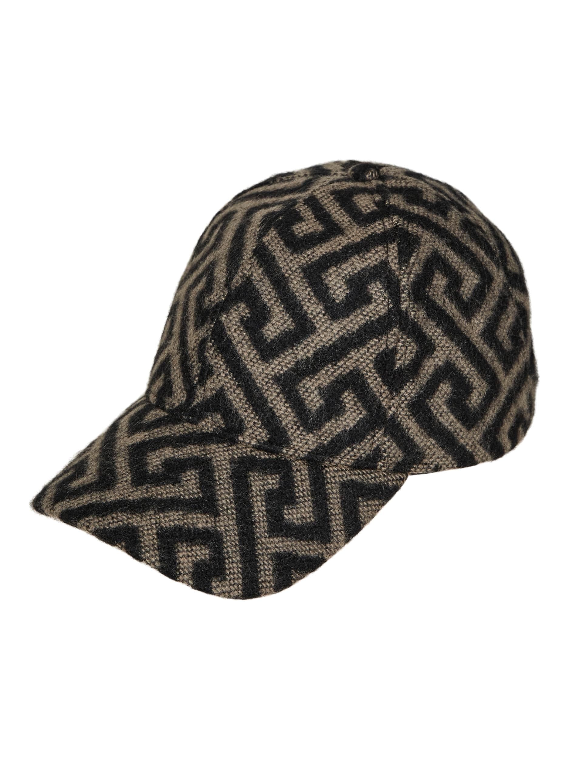 VERO MODA Cap 'Fonda' Black w. Silver Mink, WeiteresMuster, Schwarz - Gr. M/L - Bild 1
