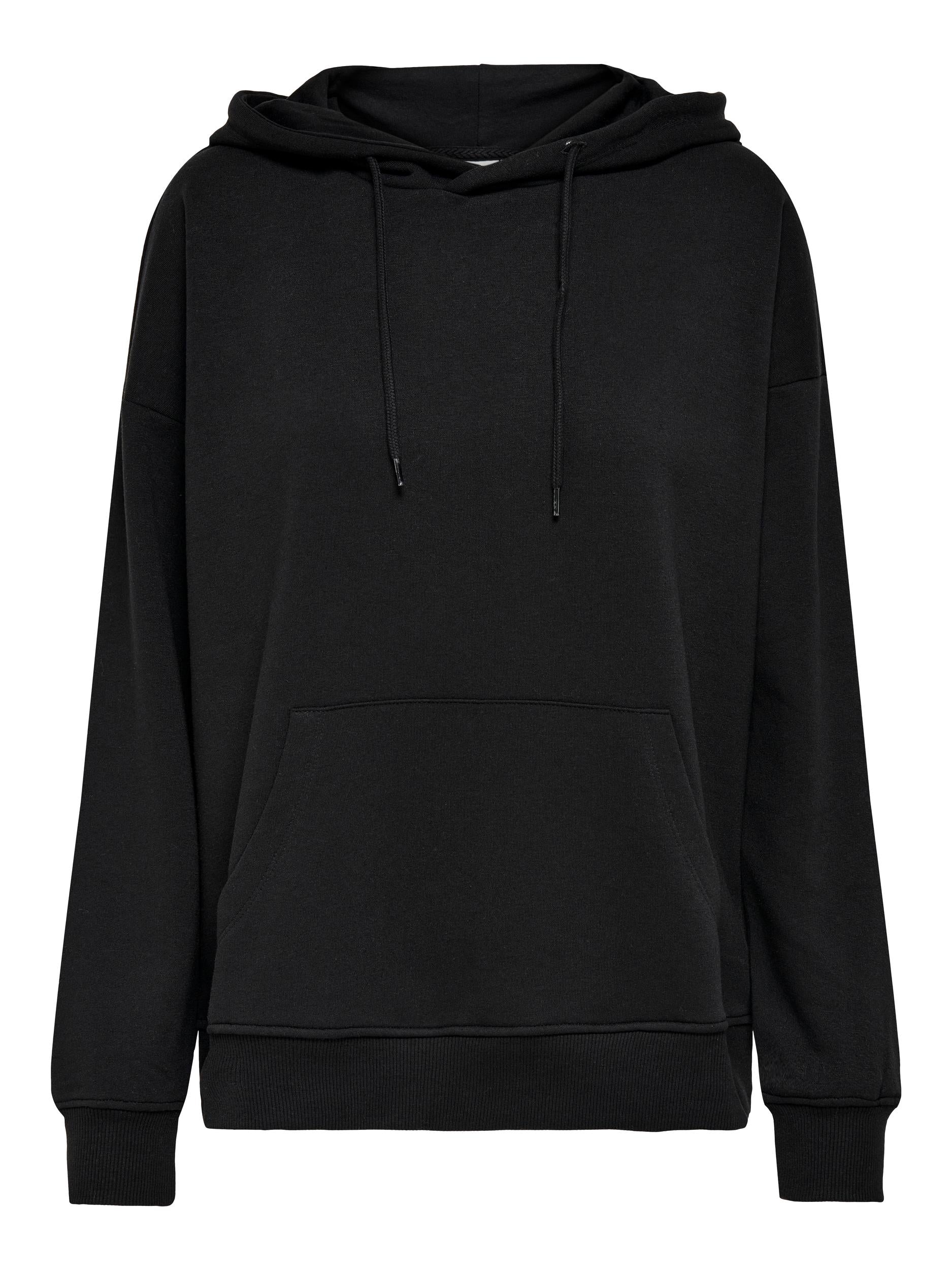 ONLY Sweatshirt 'Feel' Black, Unifarben, Schwarz - Gr. S - Bild 1
