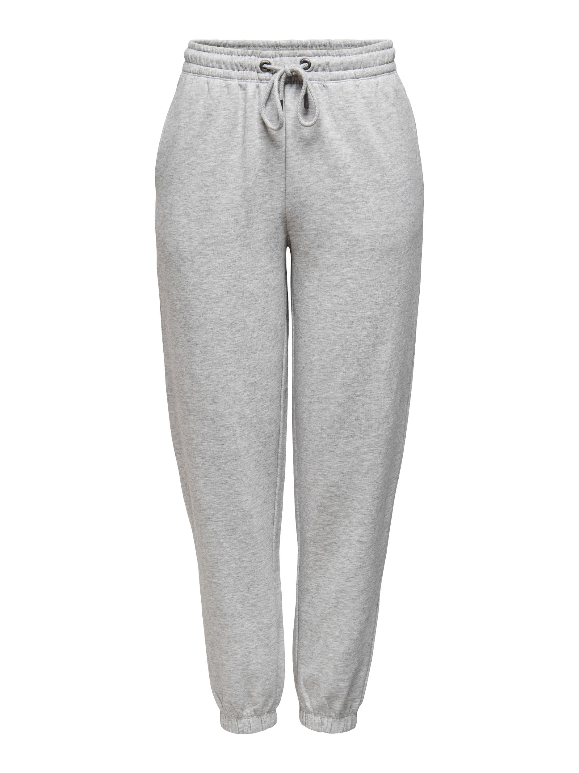 ONLY Jogginghose 'Feel' Light Grey Melange, Unifarben, Grau - Gr. L x 30 - Bild 1