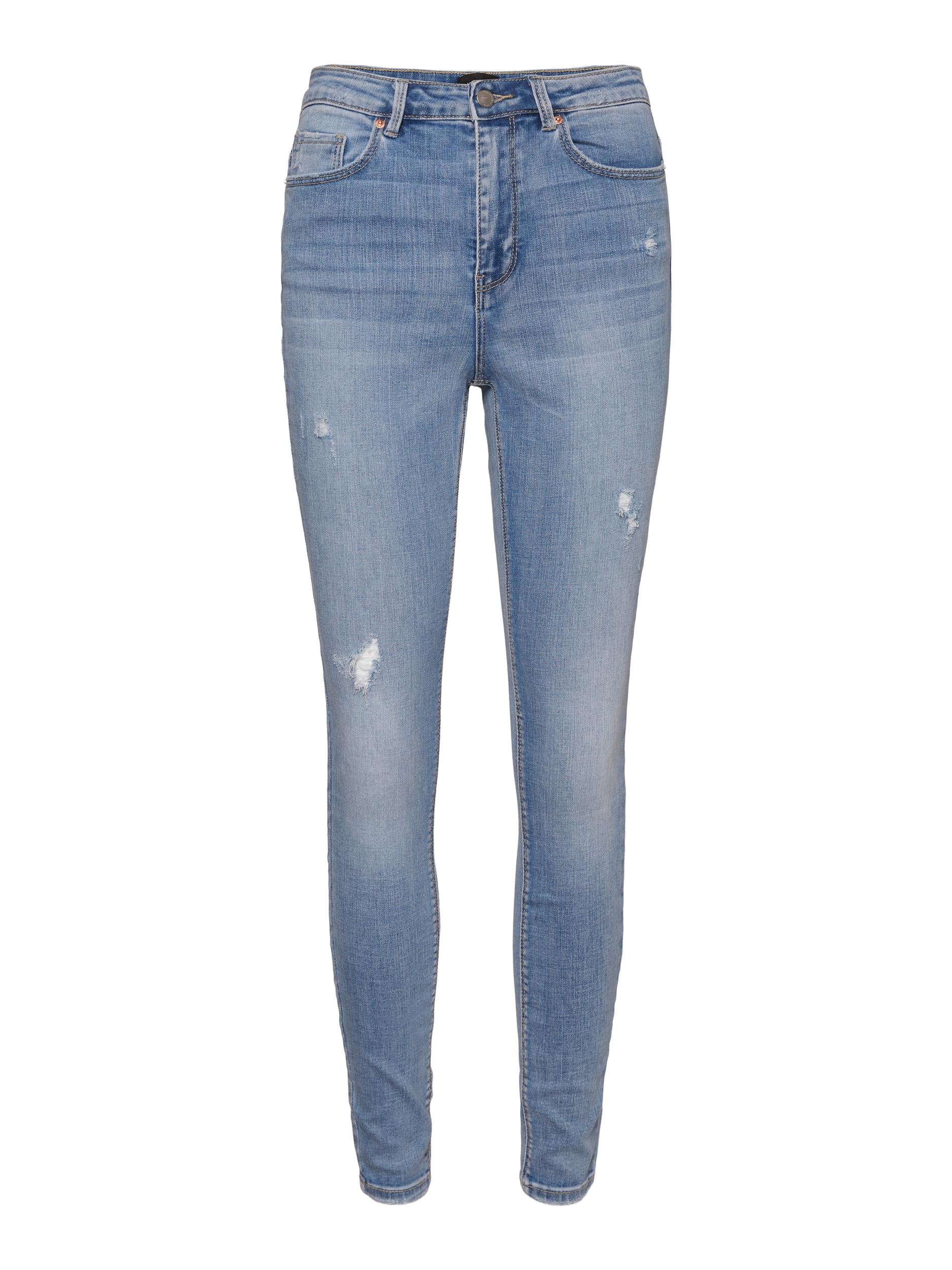 VERO MODA Skinny Jeans 'Sophia' Light Blue Denim, Unifarben, Blau - Gr. M x 30 - Bild 1