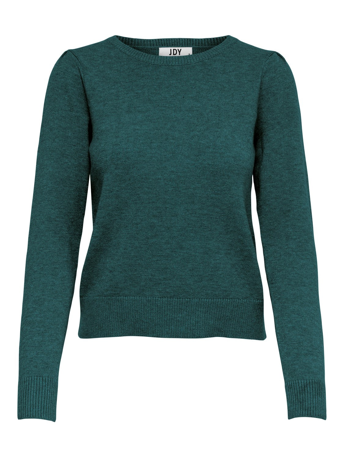 JDY Rundhalspullover 'Marco' Atlantic Deep Melange, Unifarben, Gr&uuml;n - Gr. M - Bild 1