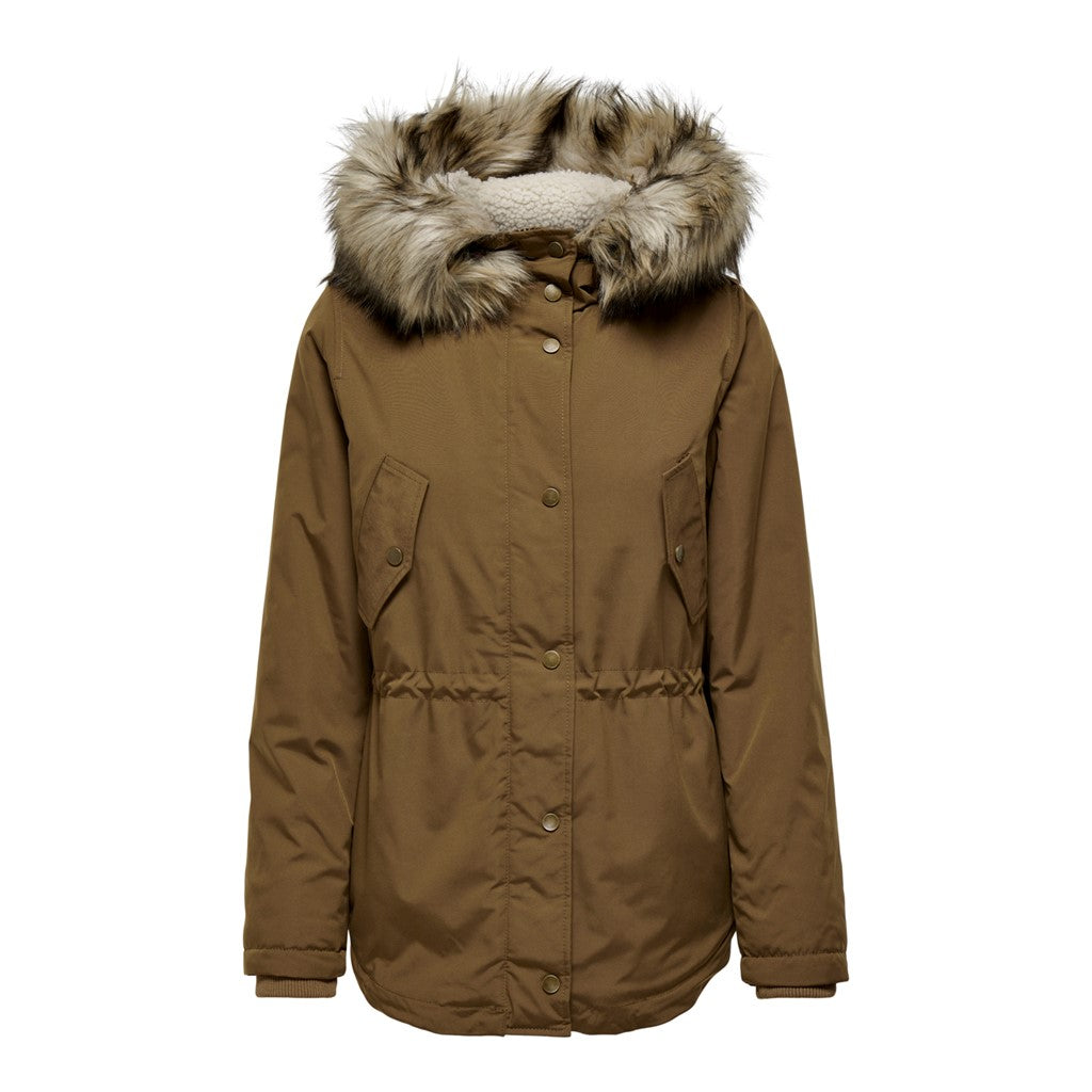 ONLY Parka 'Esther' Cumin, Unifarben, Braun - Gr. XS - Bild 1