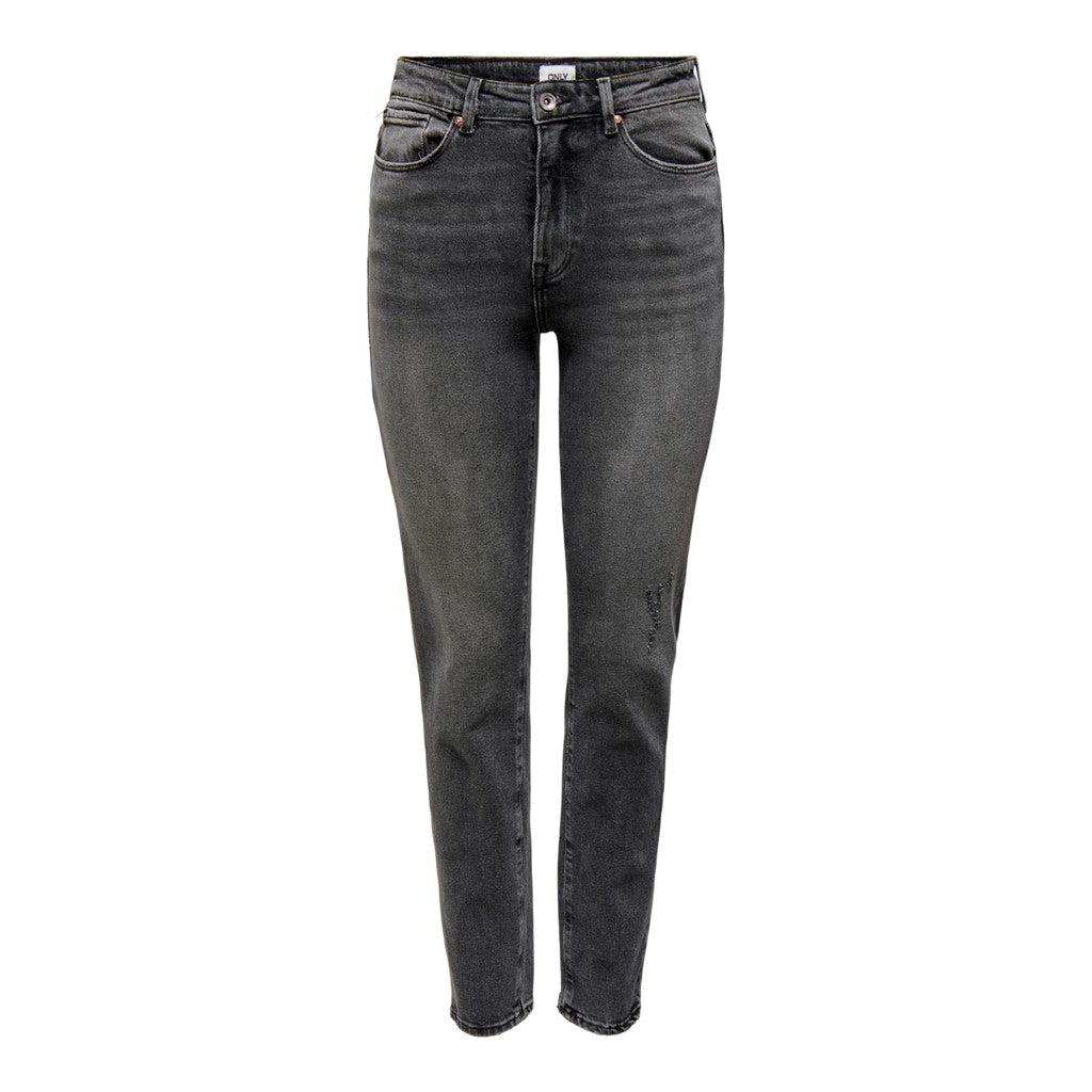 ONLY Straight Jeans 'Emily' Dark Grey Denim, Unifarben, Grau - Gr. 29 x 32 - Bild 1