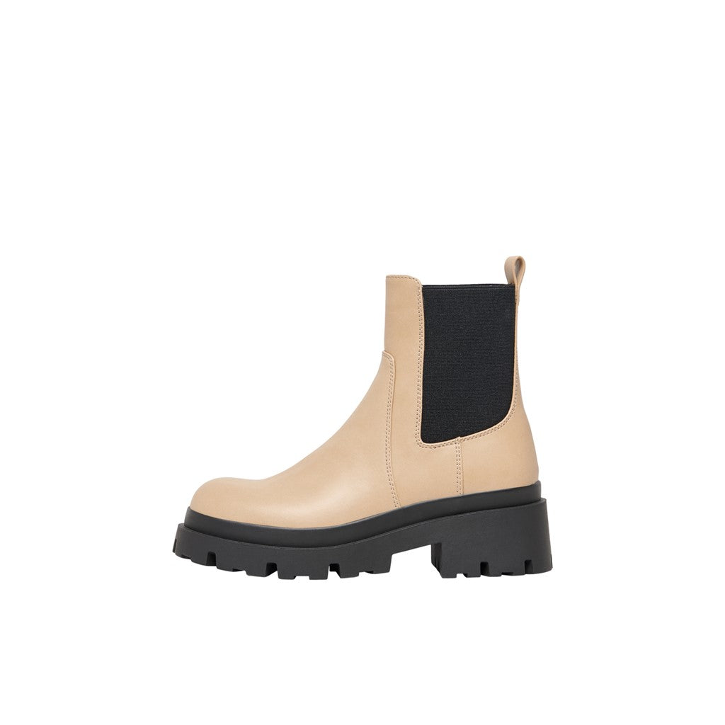 ONLY Chunky Boots 'Doja-1' Beige, Unifarben, Beige - Gr. 38 - Bild 1