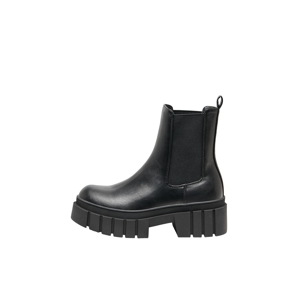 ONLY Chunky Boots 'Baiza-1' Black, Unifarben, Schwarz - Gr. 38 - Bild 1