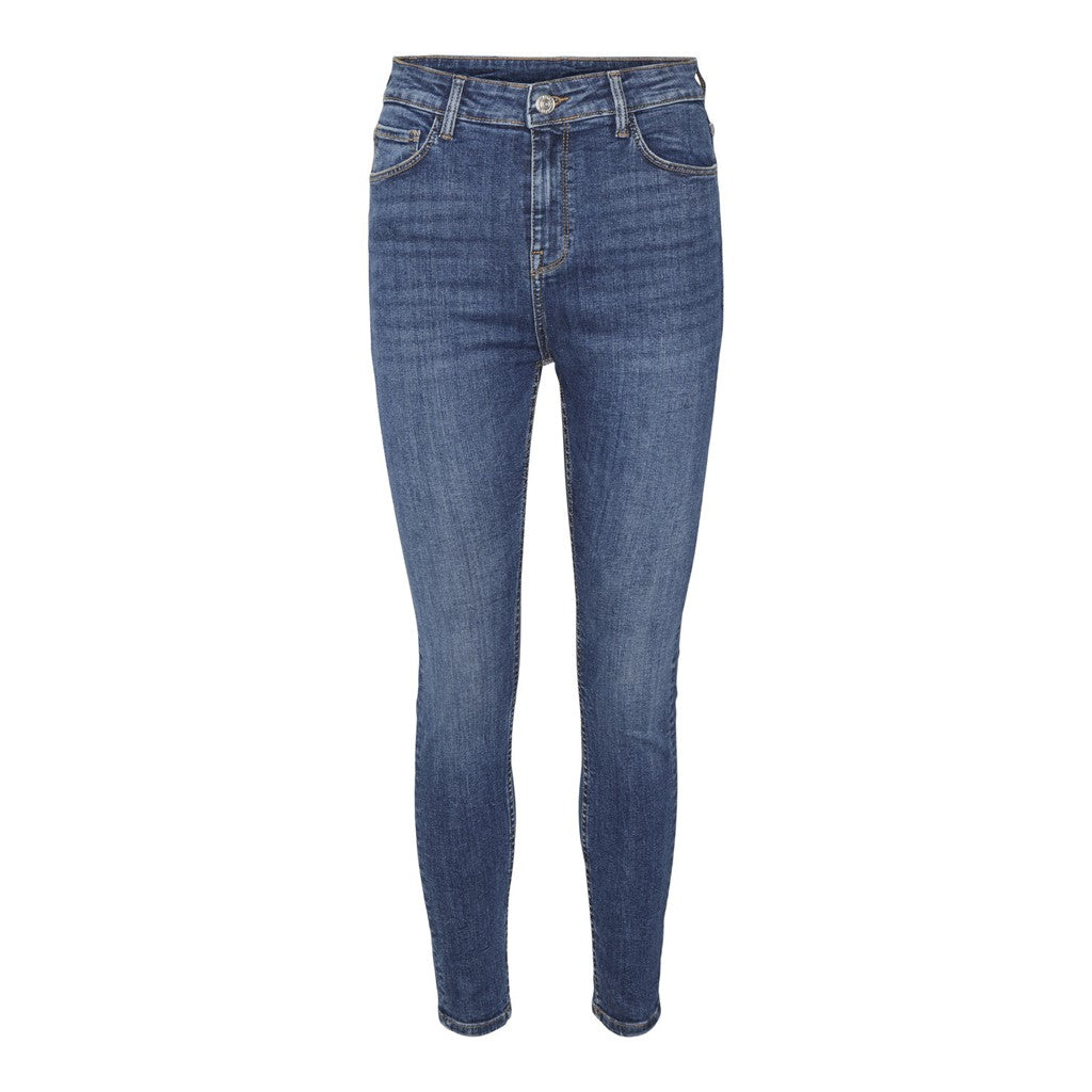 NOISY MAY Ankle Jeans 'Buddy' Medium Blue Denim, Unifarben, Blau - Gr. 30 x 30 - Bild 1