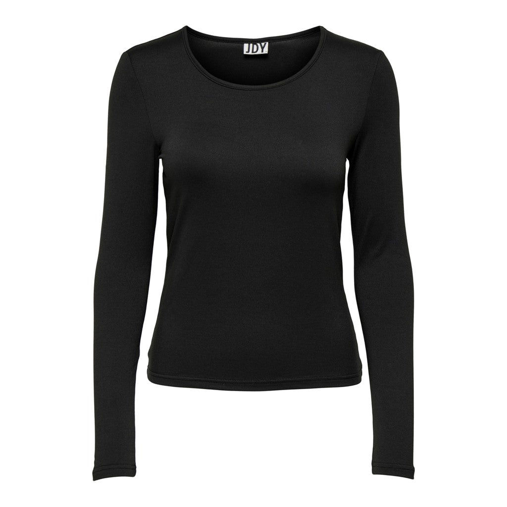 JDY Langarmshirt 'Winnie' Black, Unifarben, Schwarz - Gr. S - Bild 1