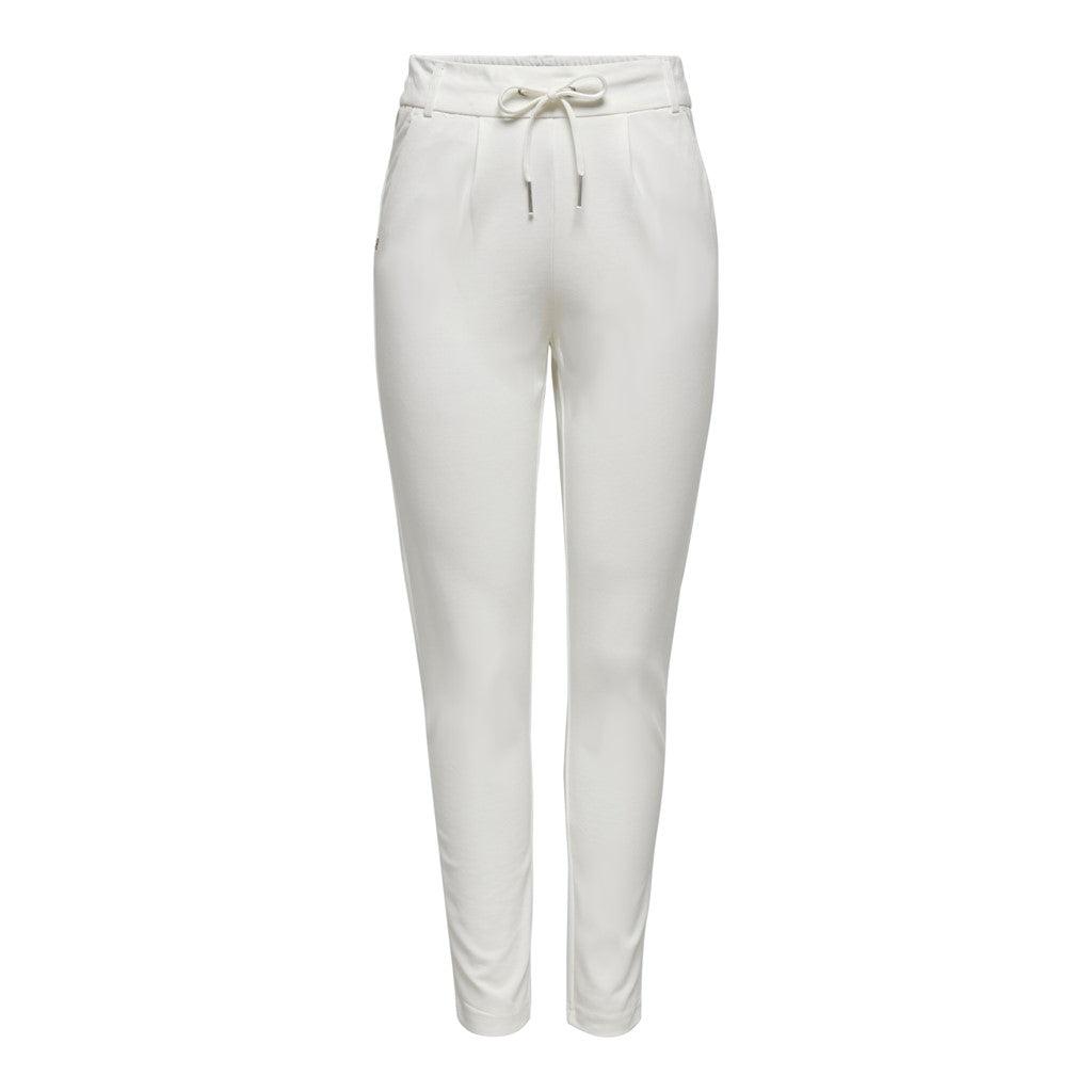 ONLY Jogginghose 'ONLPOPTRASH LIFE EASY COL PANT PNT' Cloud Dancer, Unifarben, Wei&szlig; - Gr. M x 34 - Bild 1