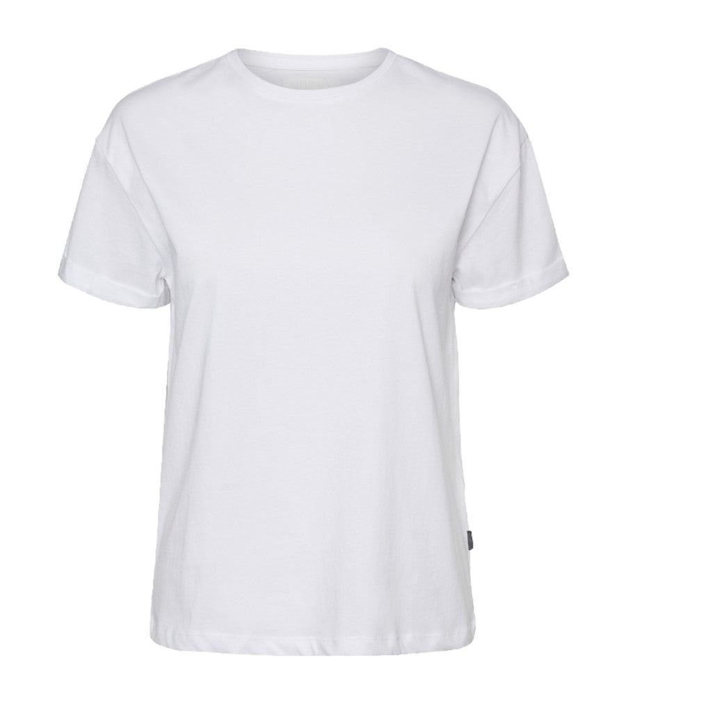 NOISY MAY T-Shirt 'Brandy' Bright White, Unifarben, Wei&szlig; - Gr. S - Bild 1