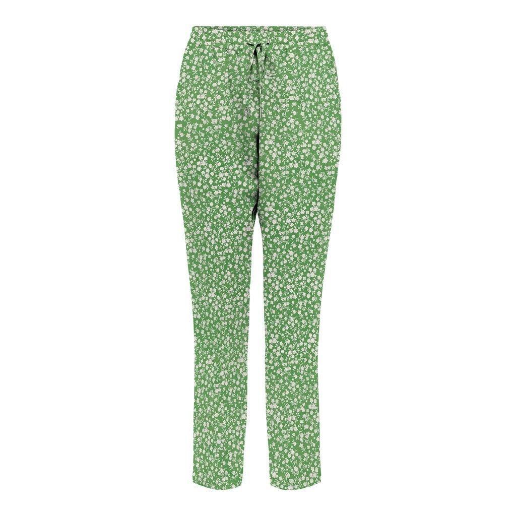 ONLY Stoffhose 'Nova Life' Fern Green 354 Mono floral, GeblmtFloral, Gr&uuml;n - Gr. 34 - Bild 1