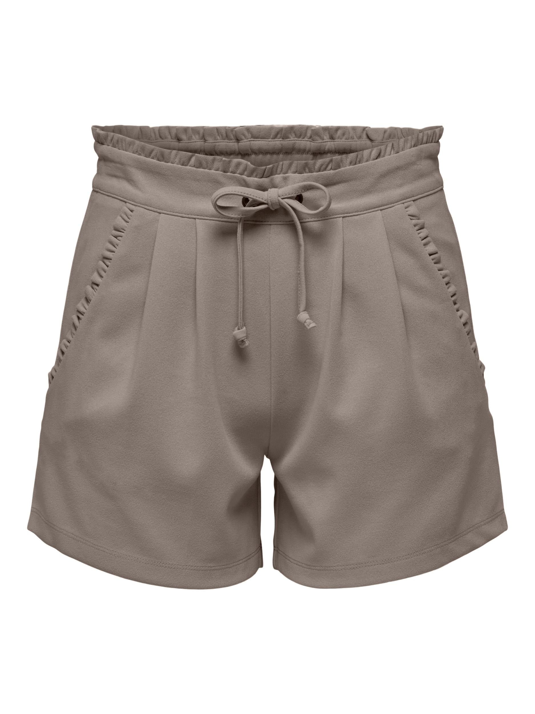 JDY Shorts 'New Catia' Driftwood, Unifarben, Grau - Gr. XS - Bild 1