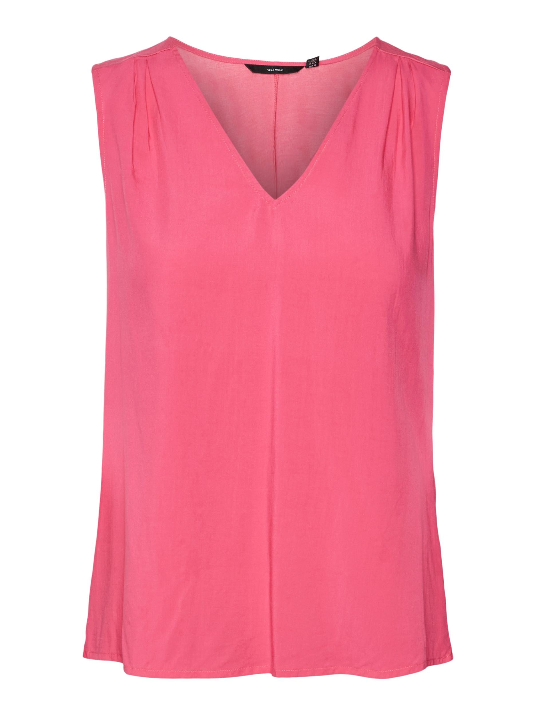 VERO MODA Tank Top 'Brit' Pink Yarrow, Unifarben, Pink - Gr. XS - Bild 1