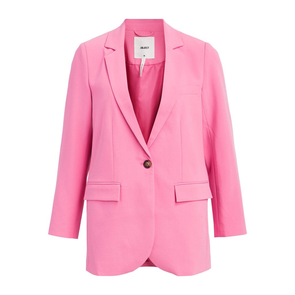 OBJECT Klassischer Blazer 'Sigrid' Wild Orchid, Unifarben, Pink - Gr. 42 - Bild 1