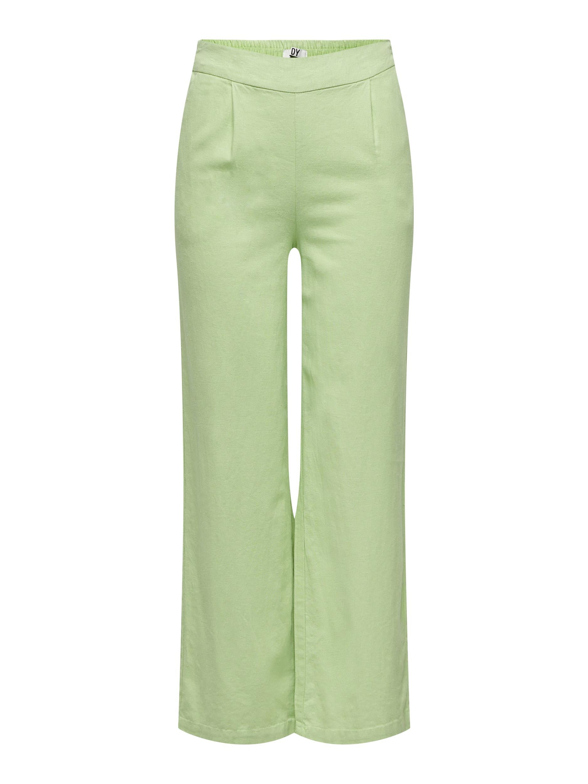 JDY Leinenhose 'Say' Foam Green, Unifarben, Gr&uuml;n - Gr. M - Bild 1