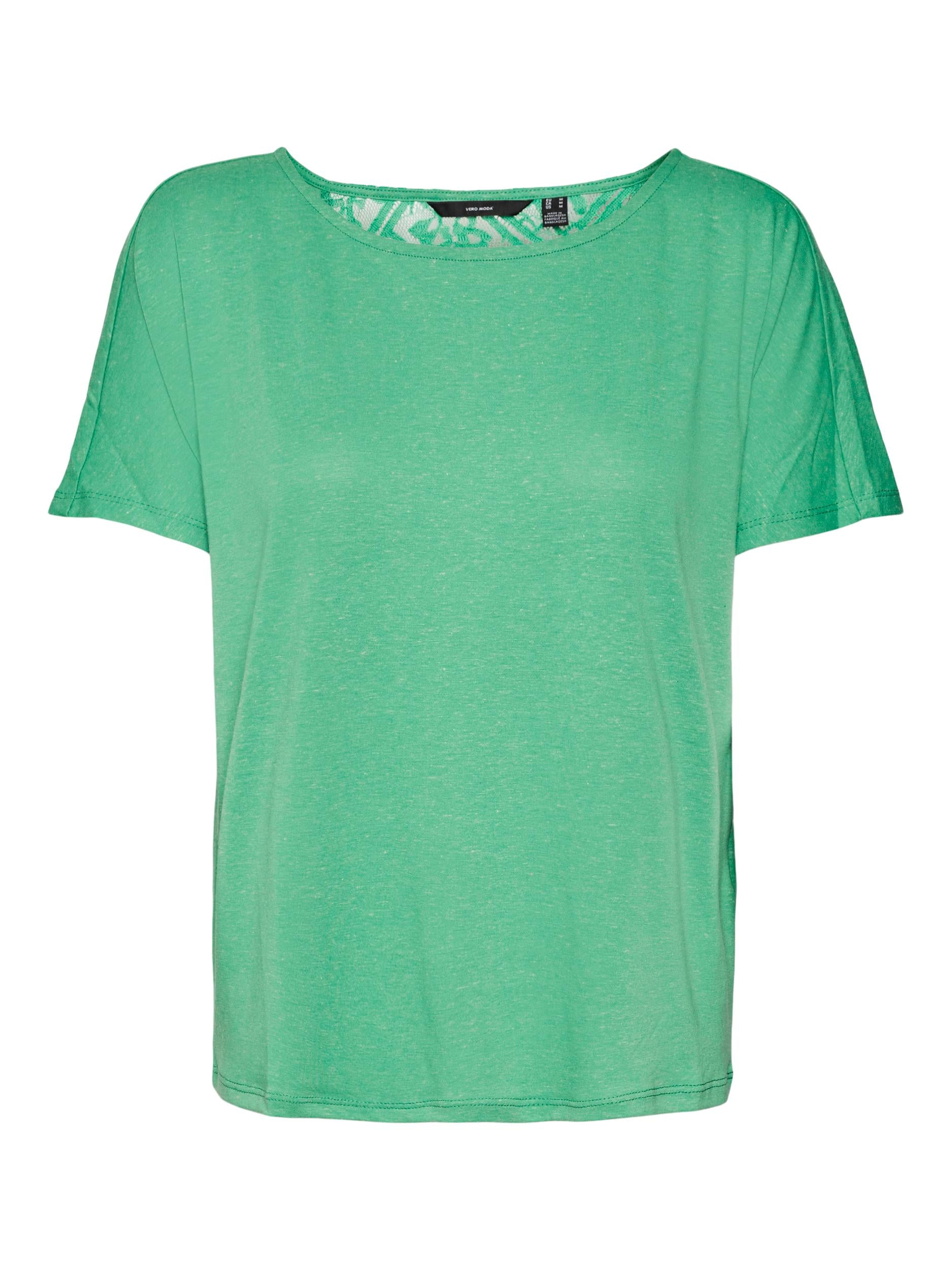 VERO MODA T-Shirt 'Marijune' Bright Green, Unifarben, Gr&uuml;n - Gr. M - Bild 1