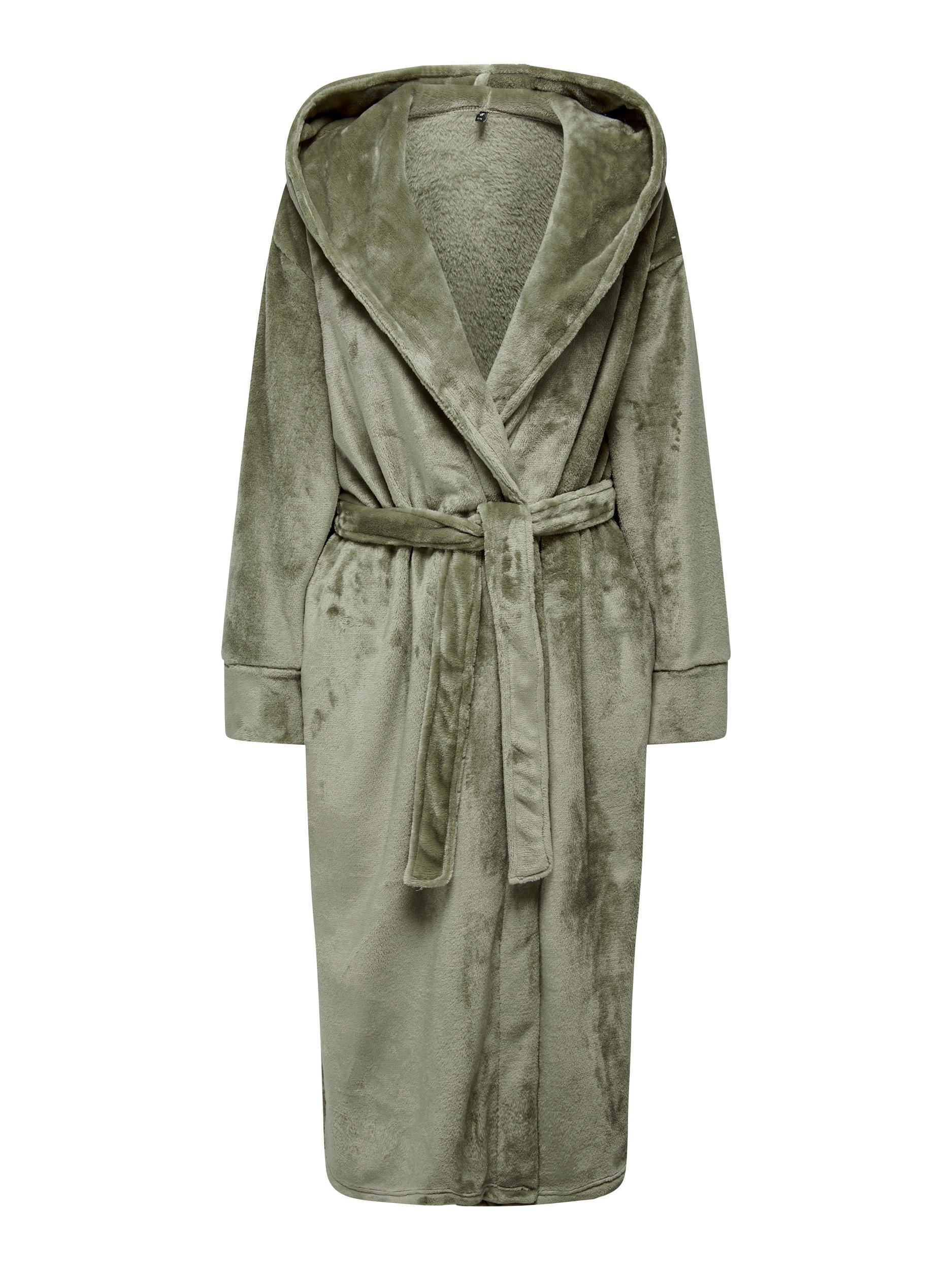 ONLY Bademantel 'Melody' Silver Sage, Unifarben, Gr&uuml;n - Gr. L/XL - Bild 1