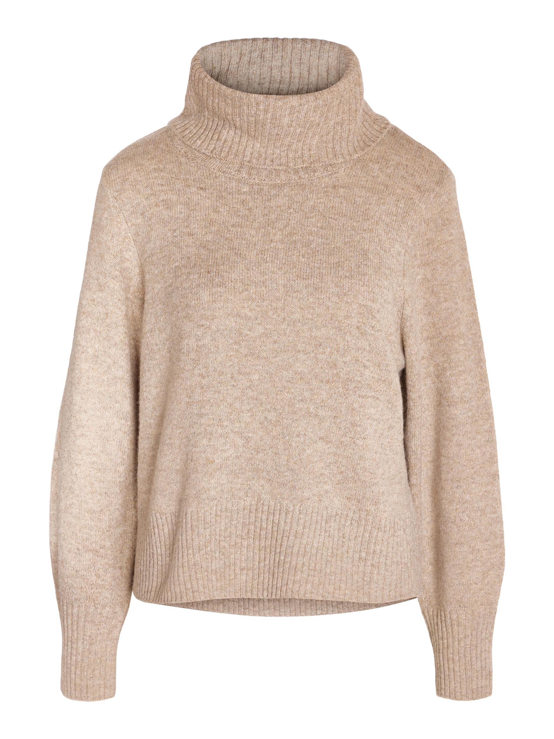 NOISY MAY Rollkragenpullover 'Friva' Nomad, Unifarben, Beige - Gr. L - Bild 1