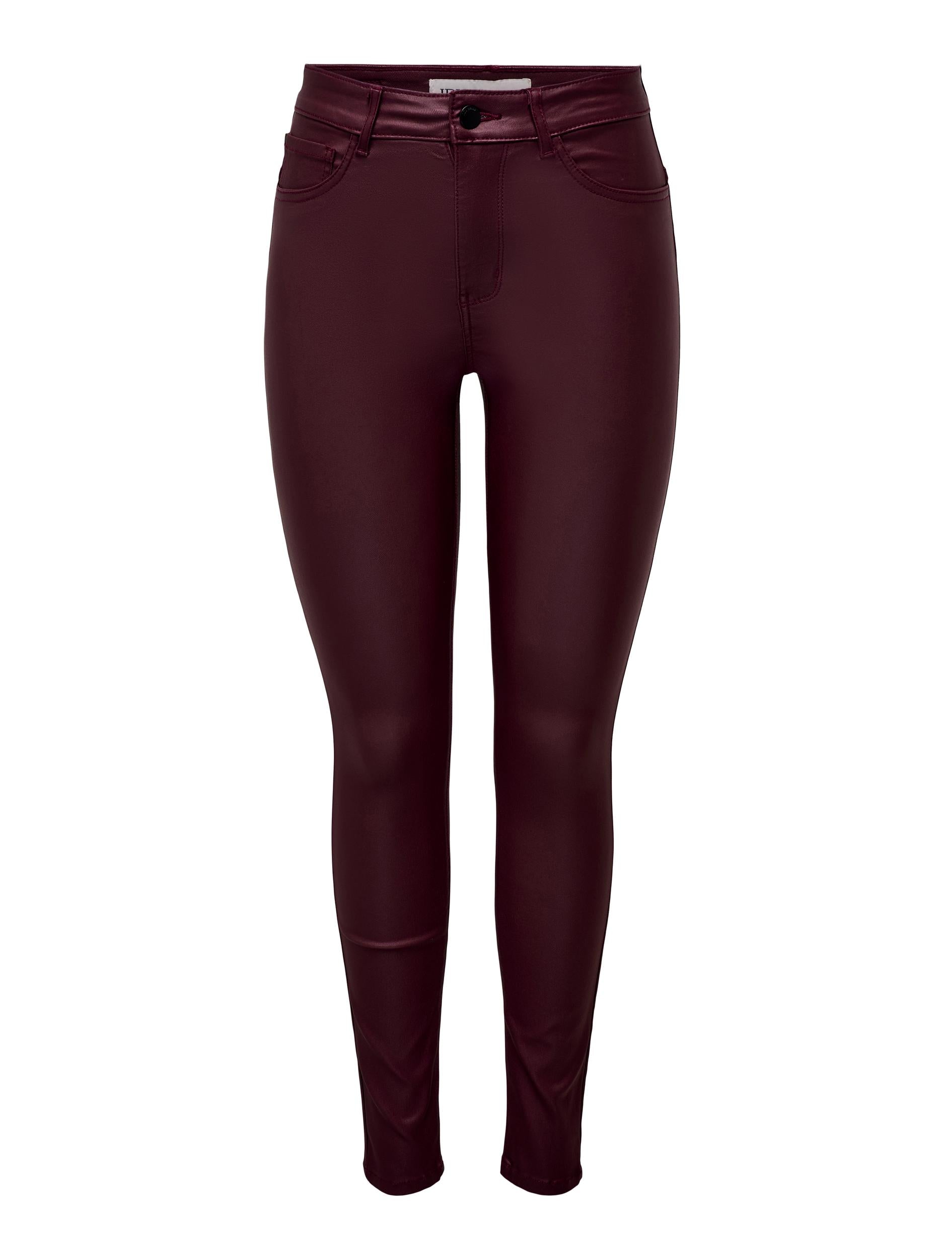 JDY Highwaist Jeans 'New Thunder' Windsor Wine, Unifarben, Lila - Gr. M x 30 - Bild 1