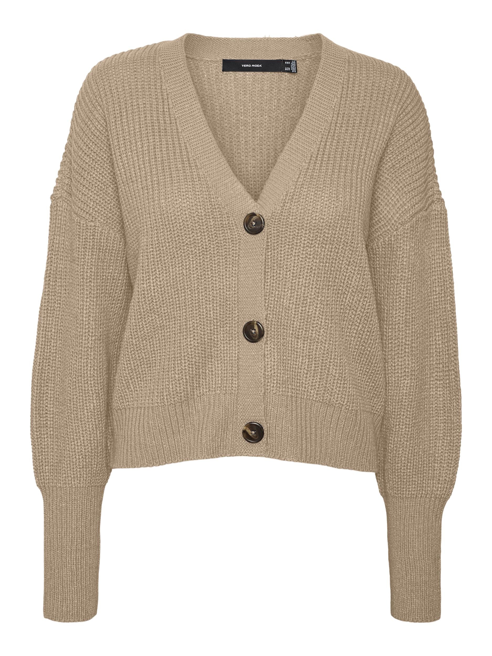 VERO MODA Cardigan 'Lea' Nomad, Unifarben, Beige - Gr. M - Bild 1