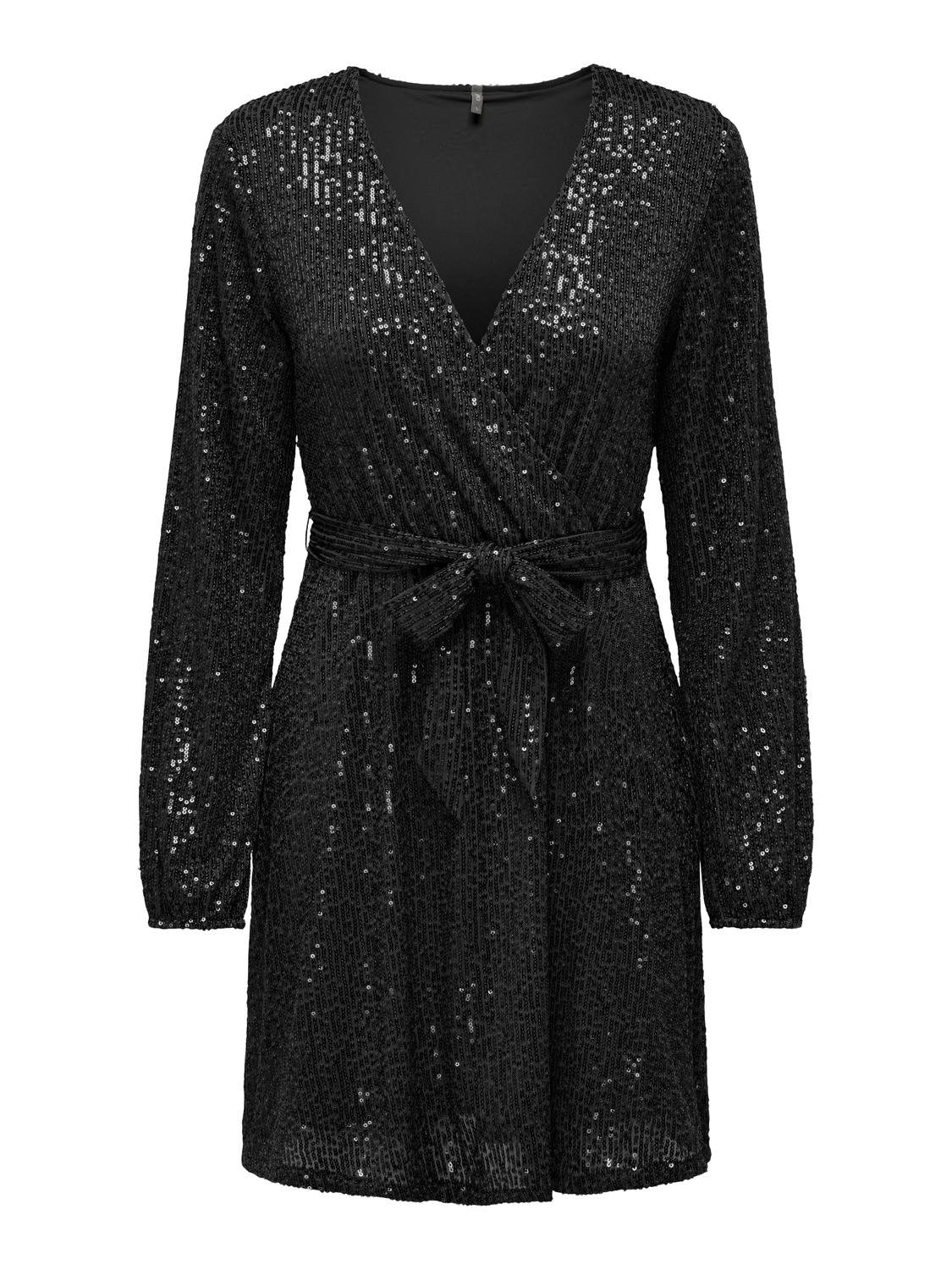 ONLY Minikleid 'New Ana' Black, Unifarben, Schwarz - Gr. L - Bild 1