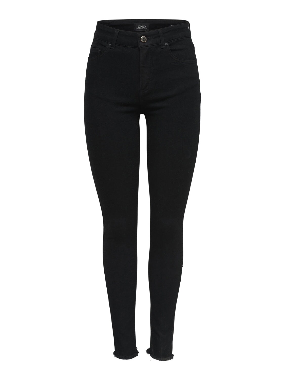 ONLY Ankle Jeans 'ONLBLUSH MID SK AK RW DNM REA2343 NOOS' Black Denim, Unifarben, Schwarz - Gr. M x 32