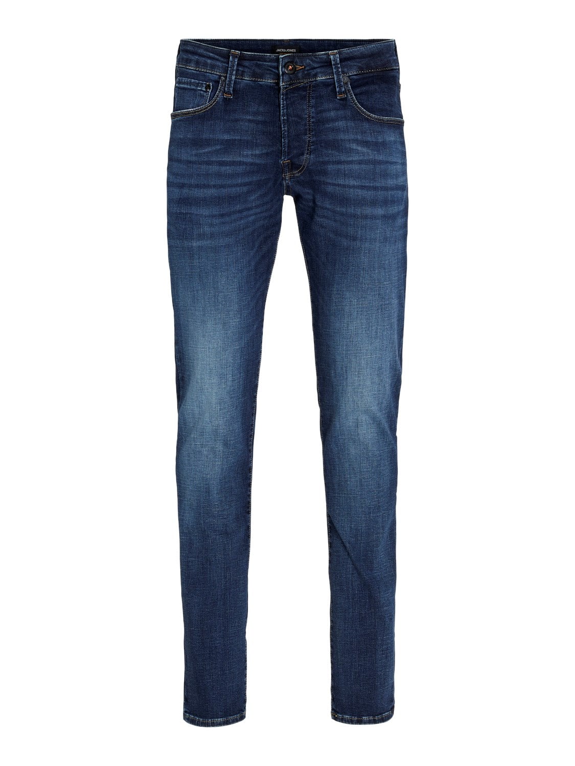 JACK & JONES Slim-Fit Jeans 'JJIGLENN JJICON JJ 057 50SPS' Blue Denim, Unifarben, Blau - Gr. 32 x 30