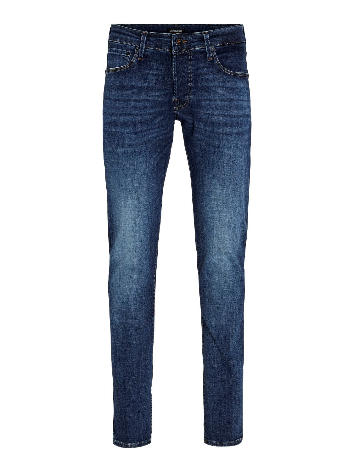 JACK & JONES Slim-Fit Jeans 'JJIGLENN JJICON JJ 057 50SPS' Blue Denim, Unifarben, Blau - Gr. 34 x 30