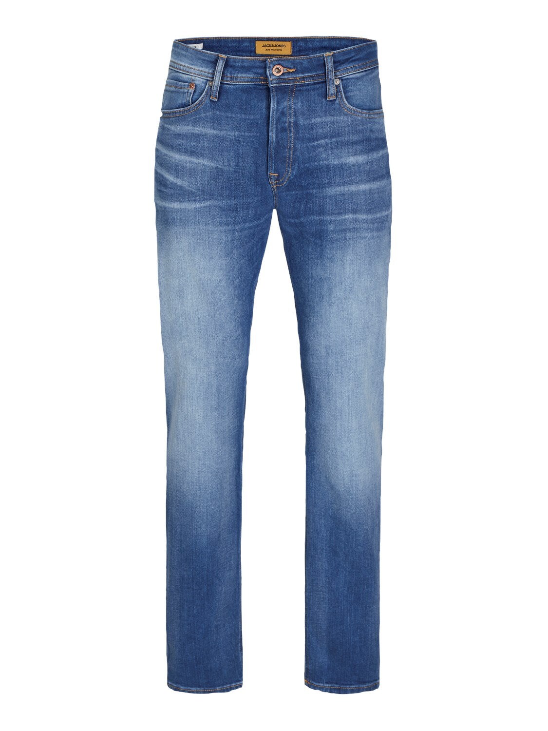 JACK & JONES Tapered Fit Jeans 'JJIMIKE JJORIGINAL JOS 411 NOOS' Blue Denim, Unifarben, Blau - Gr. 31 x 30