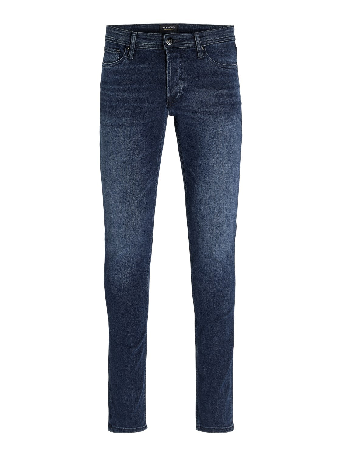 JACK & JONES Slim-Fit Jeans 'JJIGLENN JJORIGINAL AM 812 NOOS' Blue Denim, Unifarben, Blau - Gr. 36 x 32 