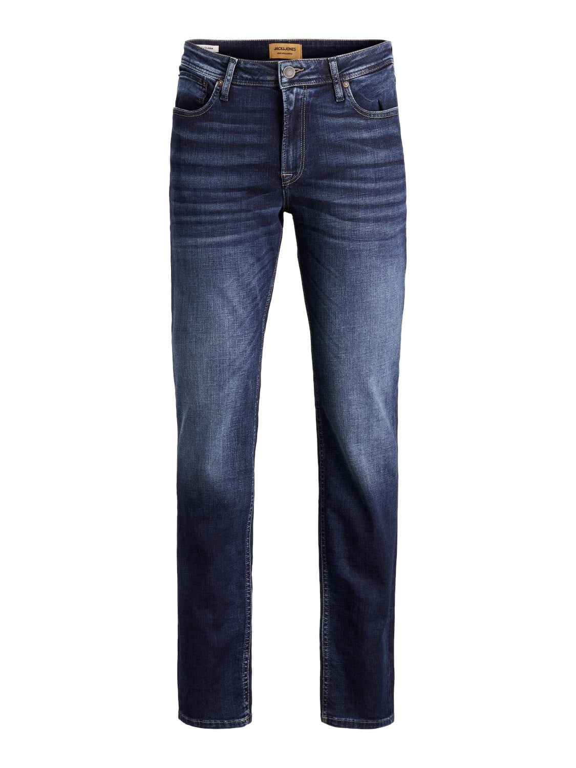 JACK & JONES Regular Fit Jeans 'JJICLARK JJORIGINAL JOS 278 NOOS' Blue Denim, Unifarben, Blau - Gr. 33 x 34