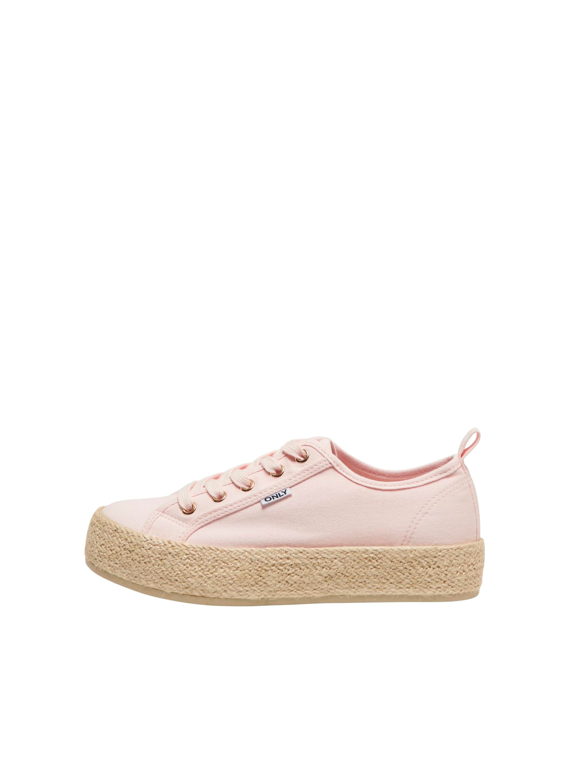 ONLY Espandrilles 'ONLIDA-1 LACE UP ESPADRILLE SNEAKER' Pirouette, Unifarben, Pink - Gr. 40 - Bild 1