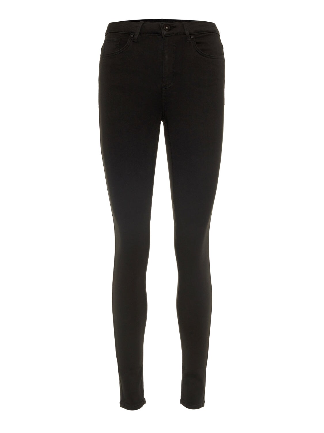 VERO MODA Skinny Jeans 'VMSOPHIA HR SKINNY JEANS BA037 GA NOOS' Black, Unifarben, Schwarz - Gr. M x 30