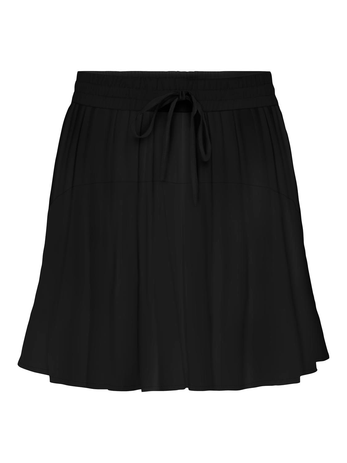 ONLY Skort 'ONLNALA LIFE SKORT WVN NOOS' Black, Unifarben, Schwarz - Gr. XS - Bild 1