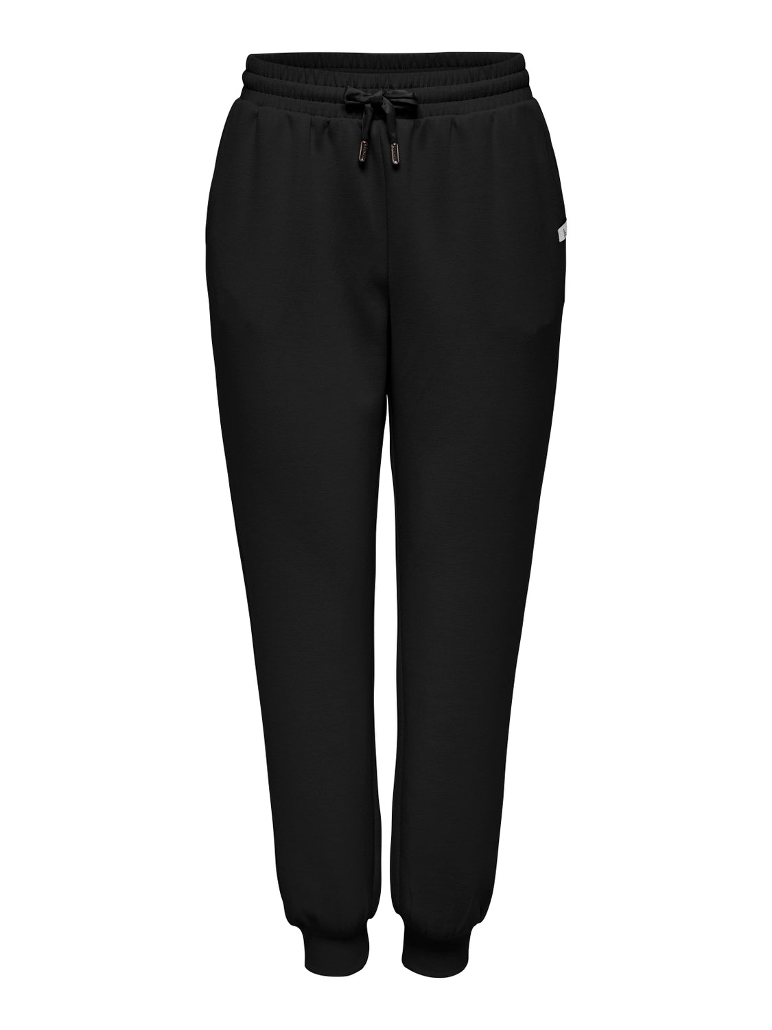 ONLY Sweathose 'ONLSCARLETT SATEEN STRING PANT SWT' Black Label brooklyn, Unifarben, Schwarz - Gr. XS - Bild 1