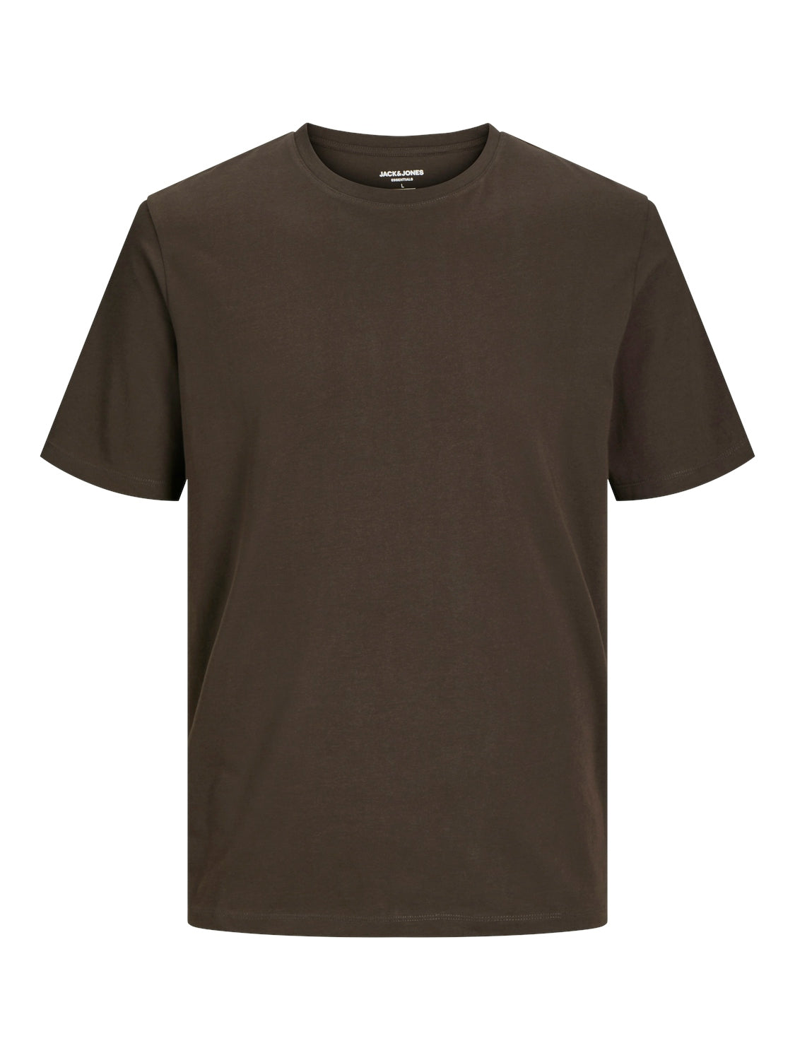 JACK & JONES T-Shirt 'JJEORGANIC BASIC TEE SS O-NECK NOOS' Mulch, Unifarben, Braun - Gr. S - Bild 1