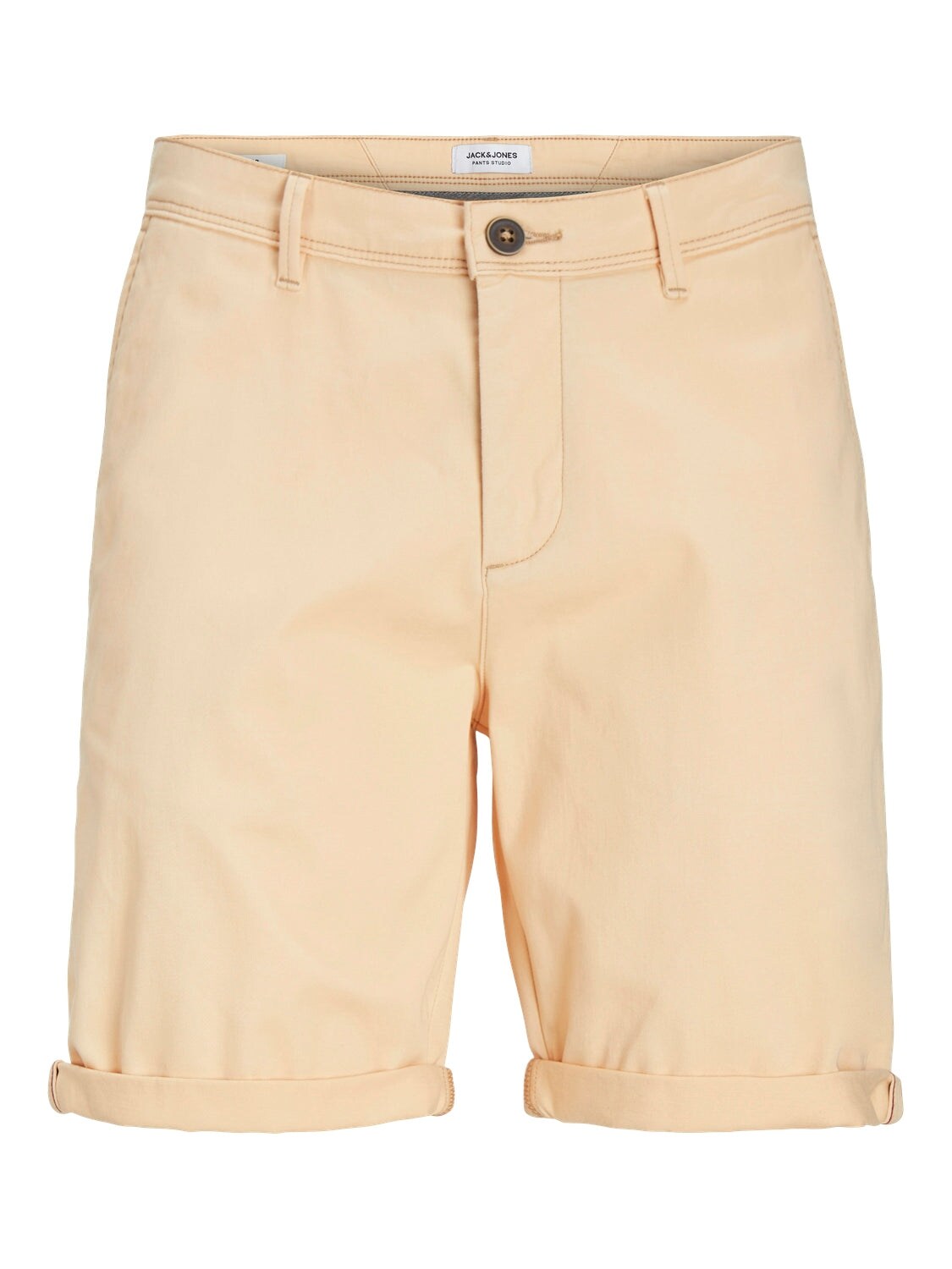 JACK & JONES Chinoshorts 'JPSTBOWIE SHORTS SOLID SN MID' Apricot Ice, Unifarben, Orange - Gr. L - Bild 1