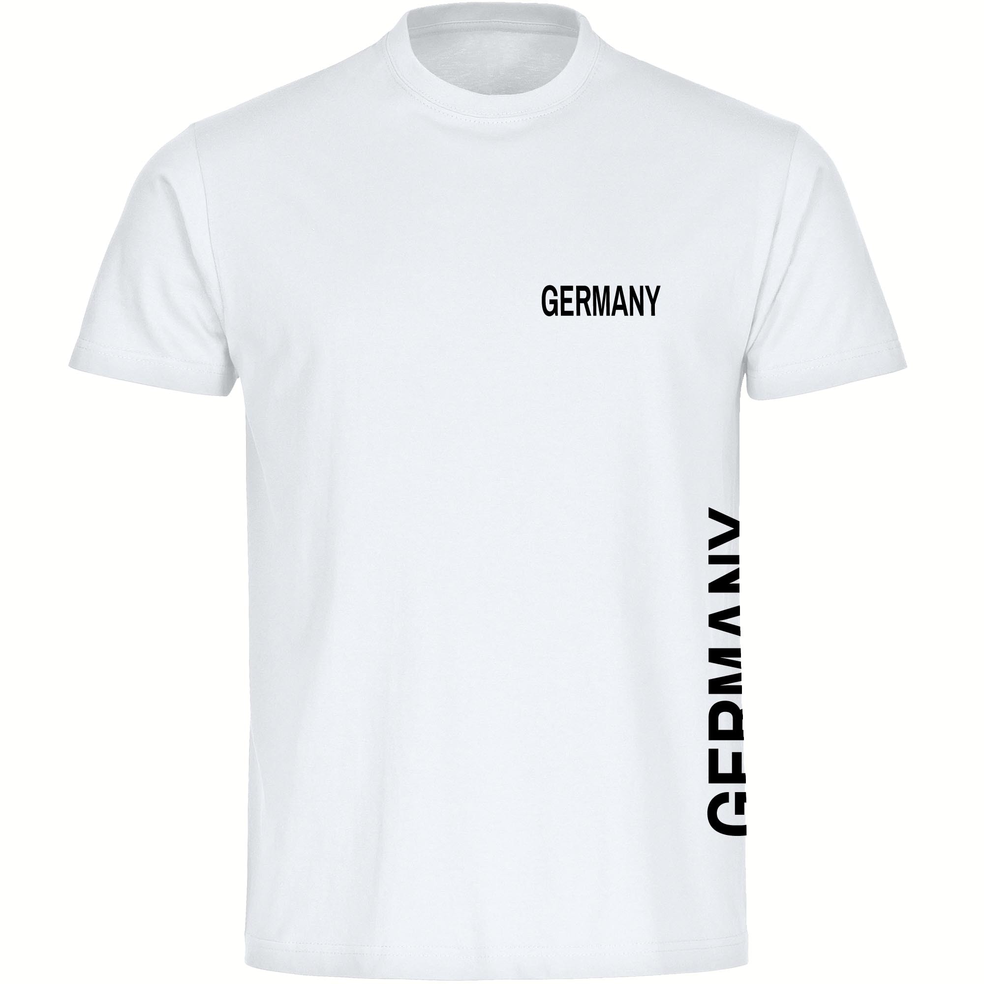 multifanshop Kinder T-Shirt - Germany - Brust & Seite - Druck schwarz - Kind - Bild 1