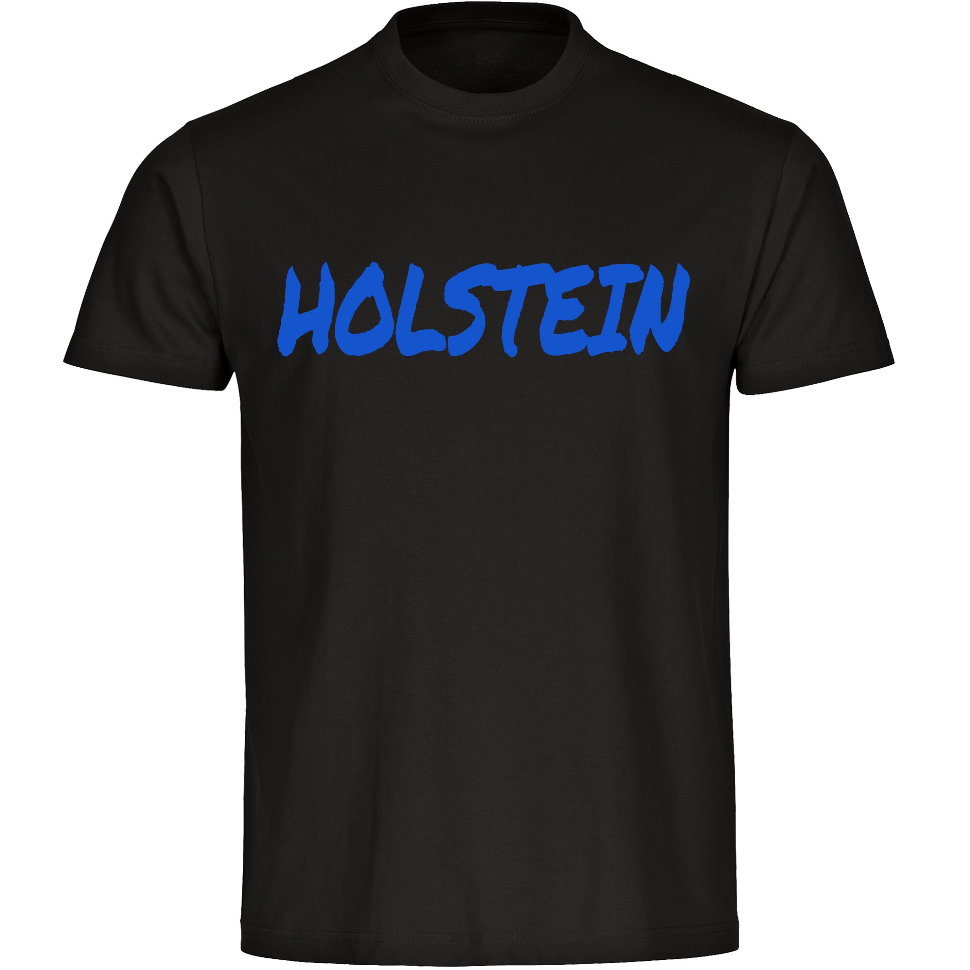 multifanshop Herren T-Shirt - Holstein - Textmarker - Druck blau - M&auml;nner - Bild 1