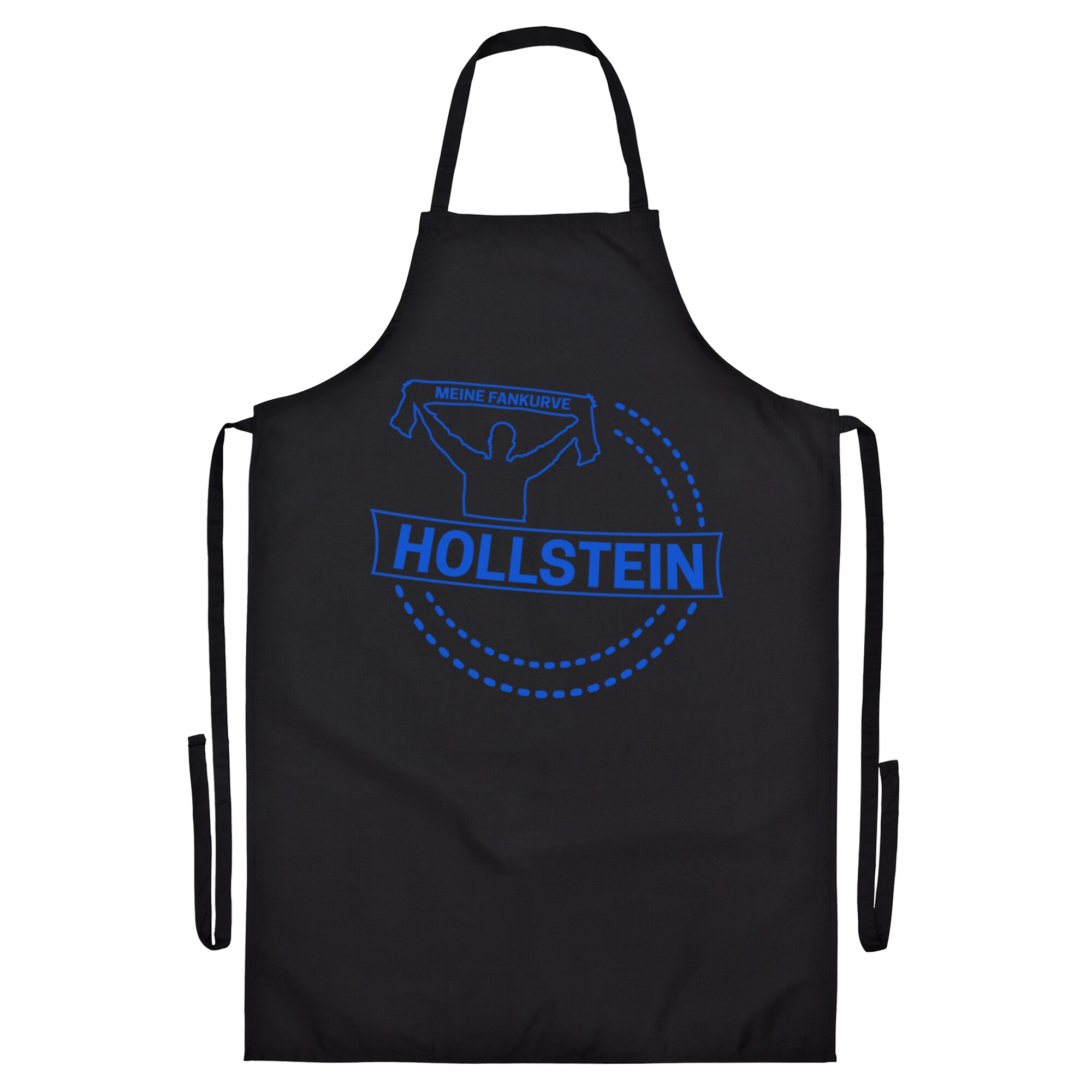multifanshop Grillsch&uuml;rze - Holstein - Meine Fankurve - Druck blau - Sch&uuml;rze - Bild 1
