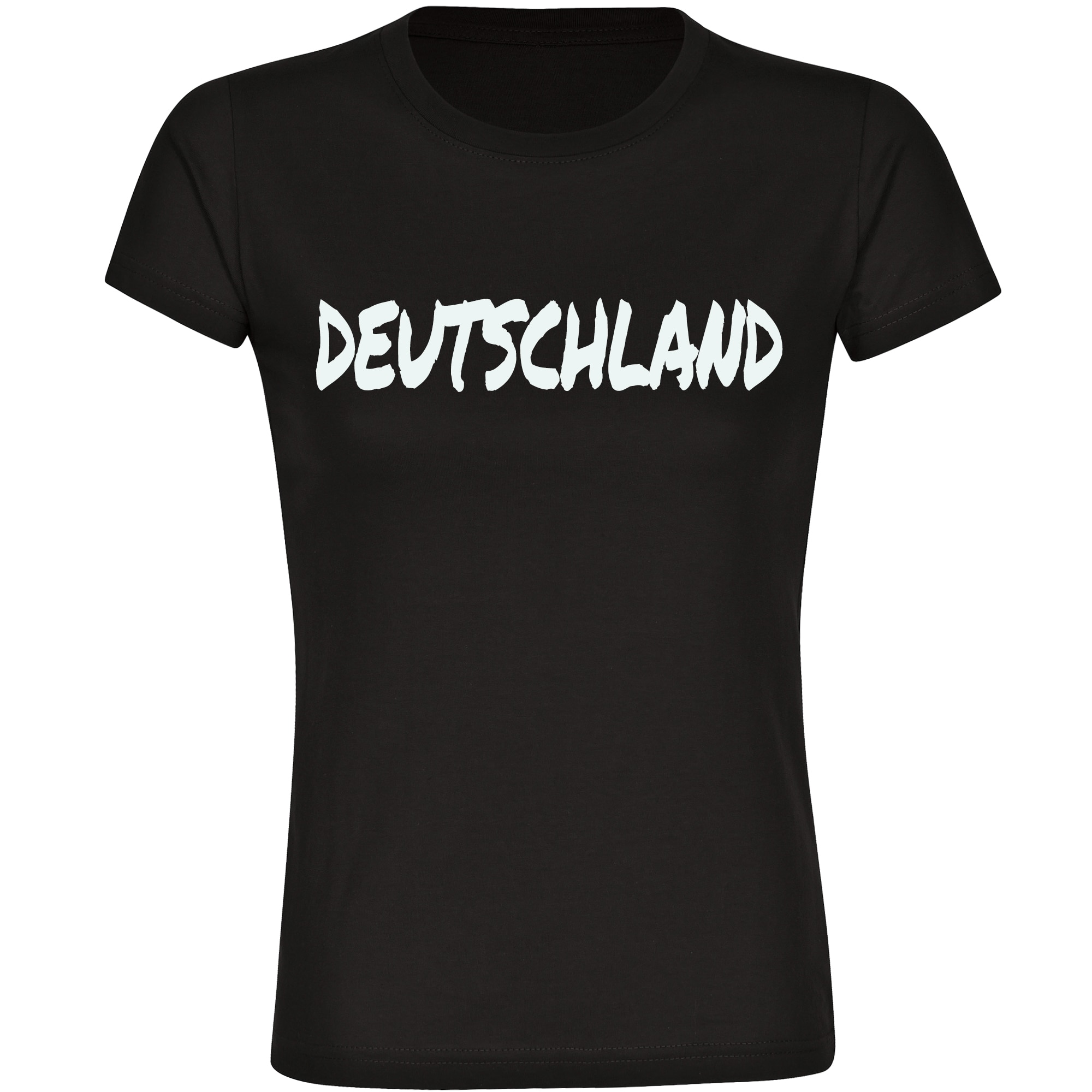 multifanshop Damen T-Shirt - Deutschland - Textmarker - Druck wei&szlig; - Frauen - Bild 1