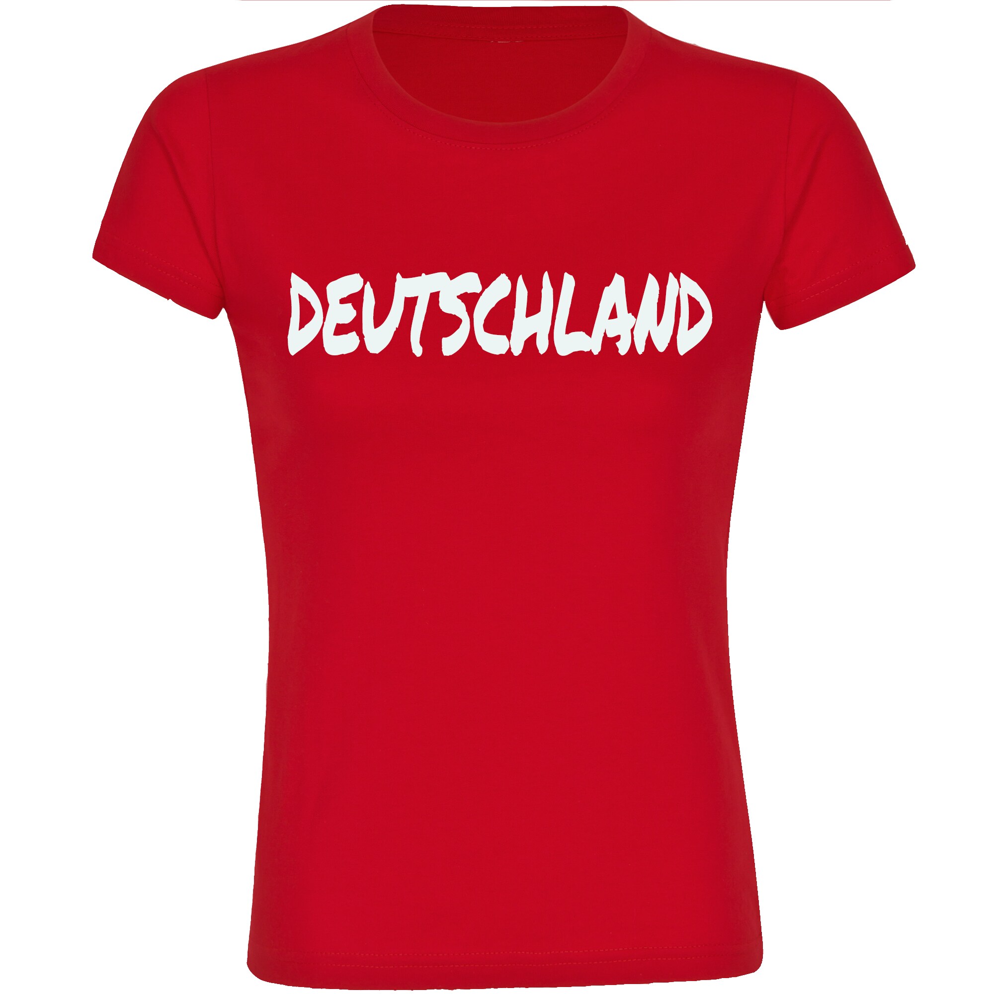 multifanshop Damen T-Shirt - Deutschland - Textmarker - Druck wei&szlig; - Frauen - Bild 1