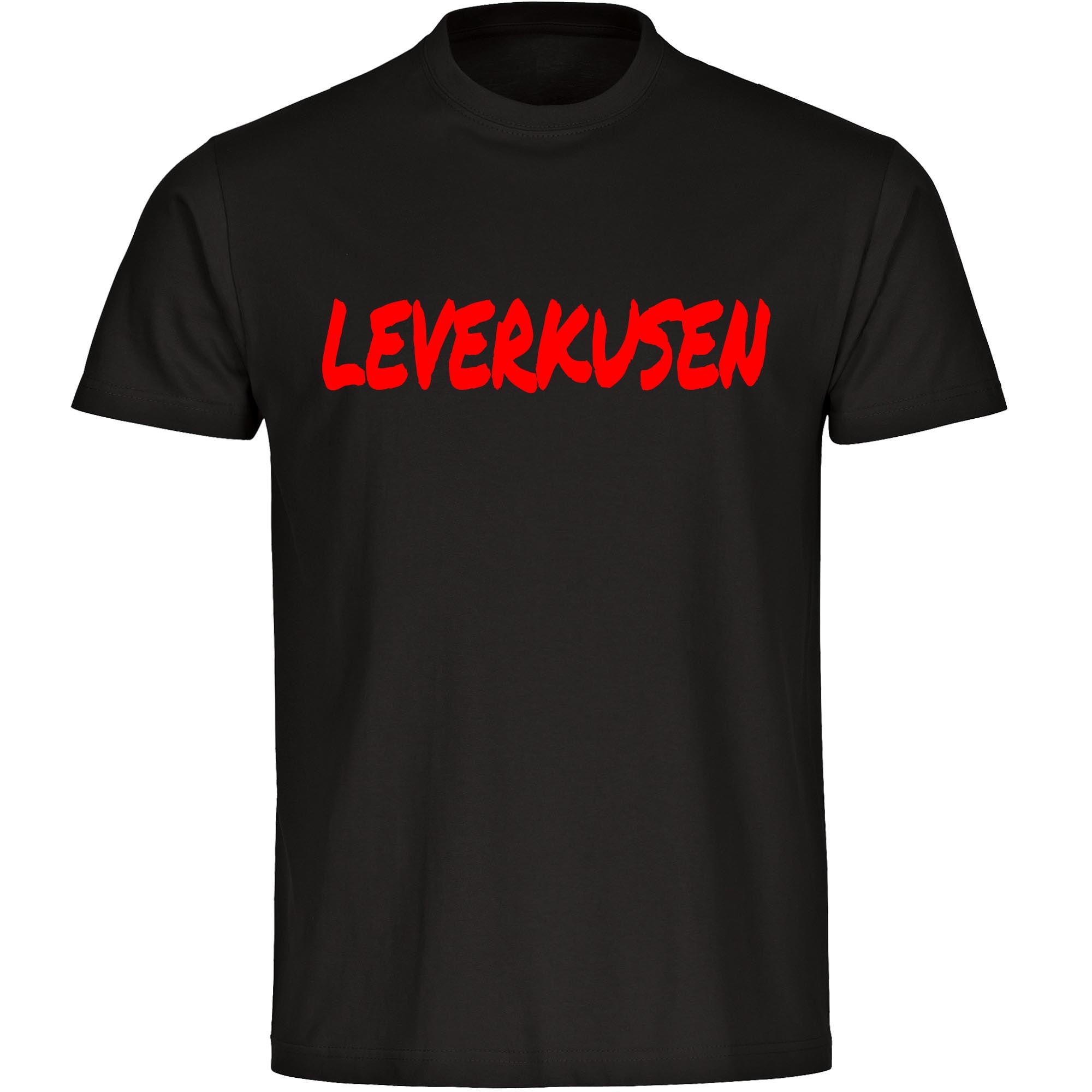 multifanshop Kinder T-Shirt - Leverkusen - Textmarker - Druck rot - Kind - Bild 1