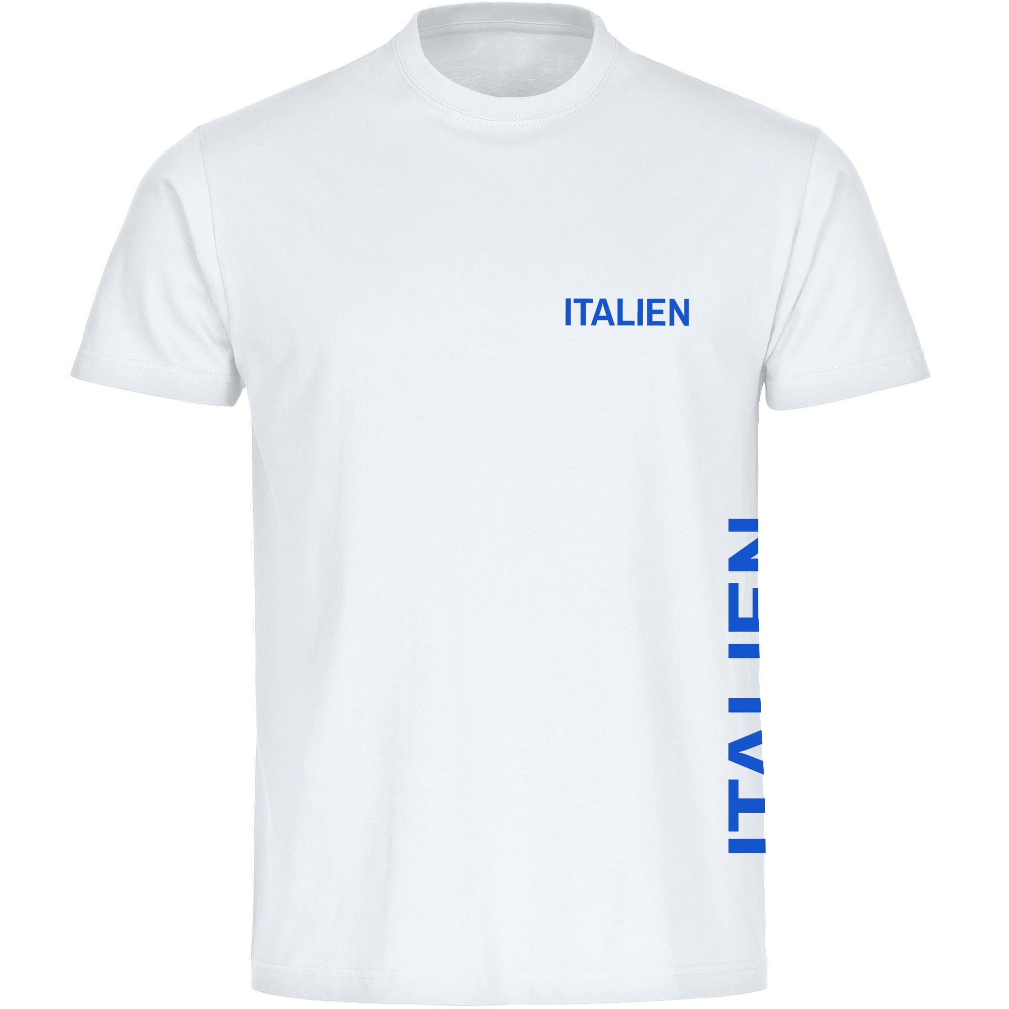 multifanshop Kinder T-Shirt - Italien - Brust & Seite - Druck blau - Kind - Bild 1