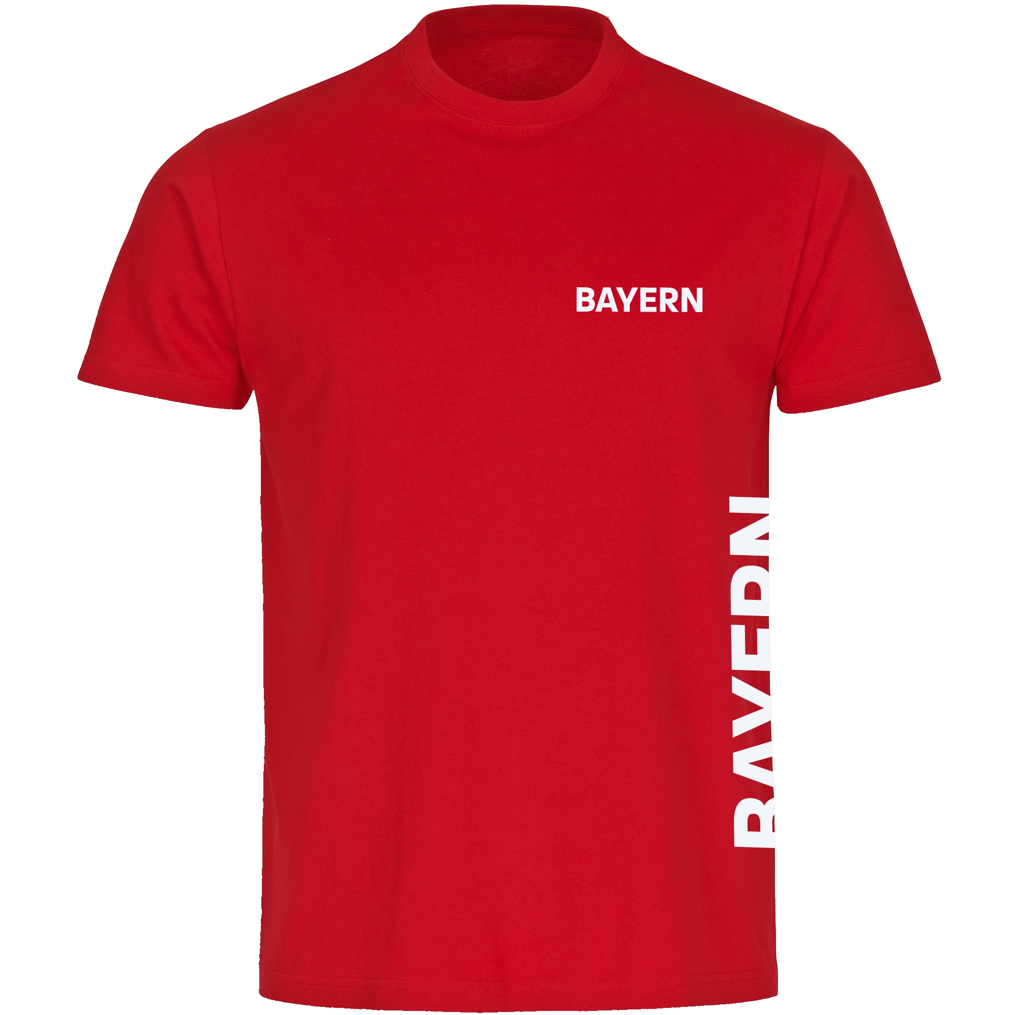 multifanshop Kinder T-Shirt - Bayern - Brust & Seite - Druck wei&szlig; - Kind - Bild 1