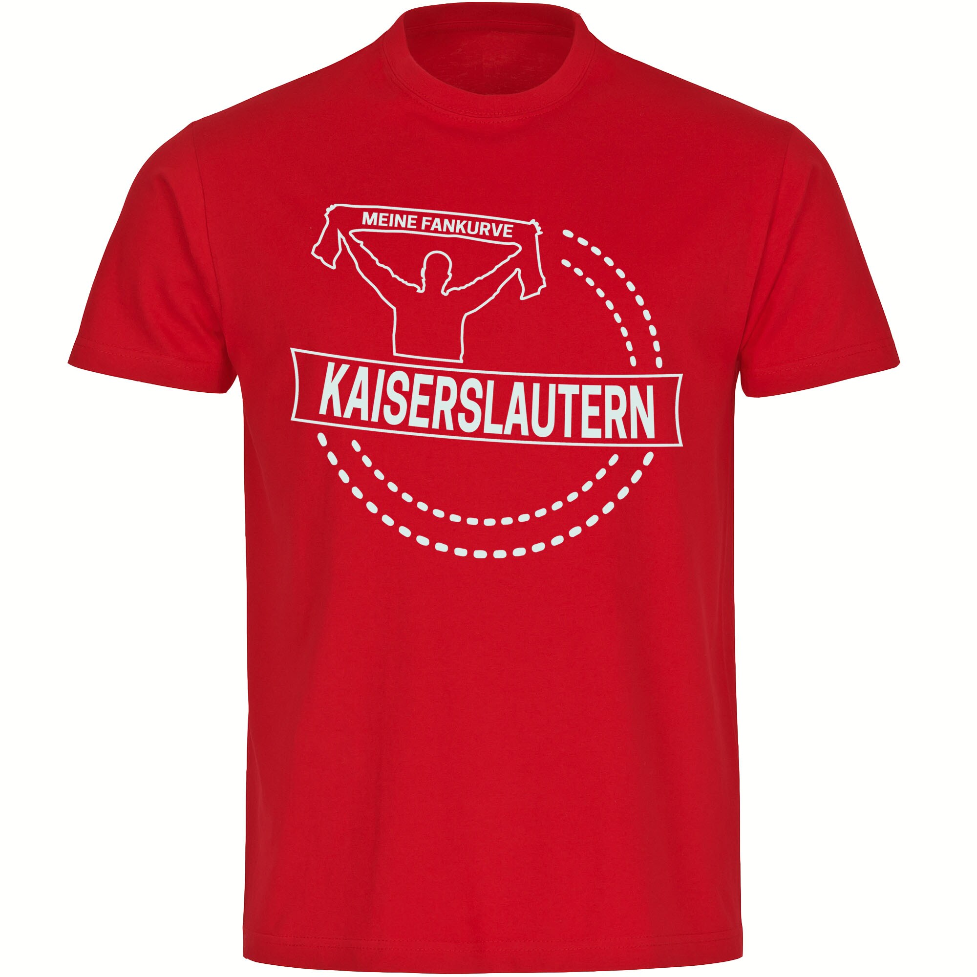multifanshop Kinder T-Shirt - Kaiserslautern - Meine Fankurve - Druck wei&szlig; - Kind - Bild 1
