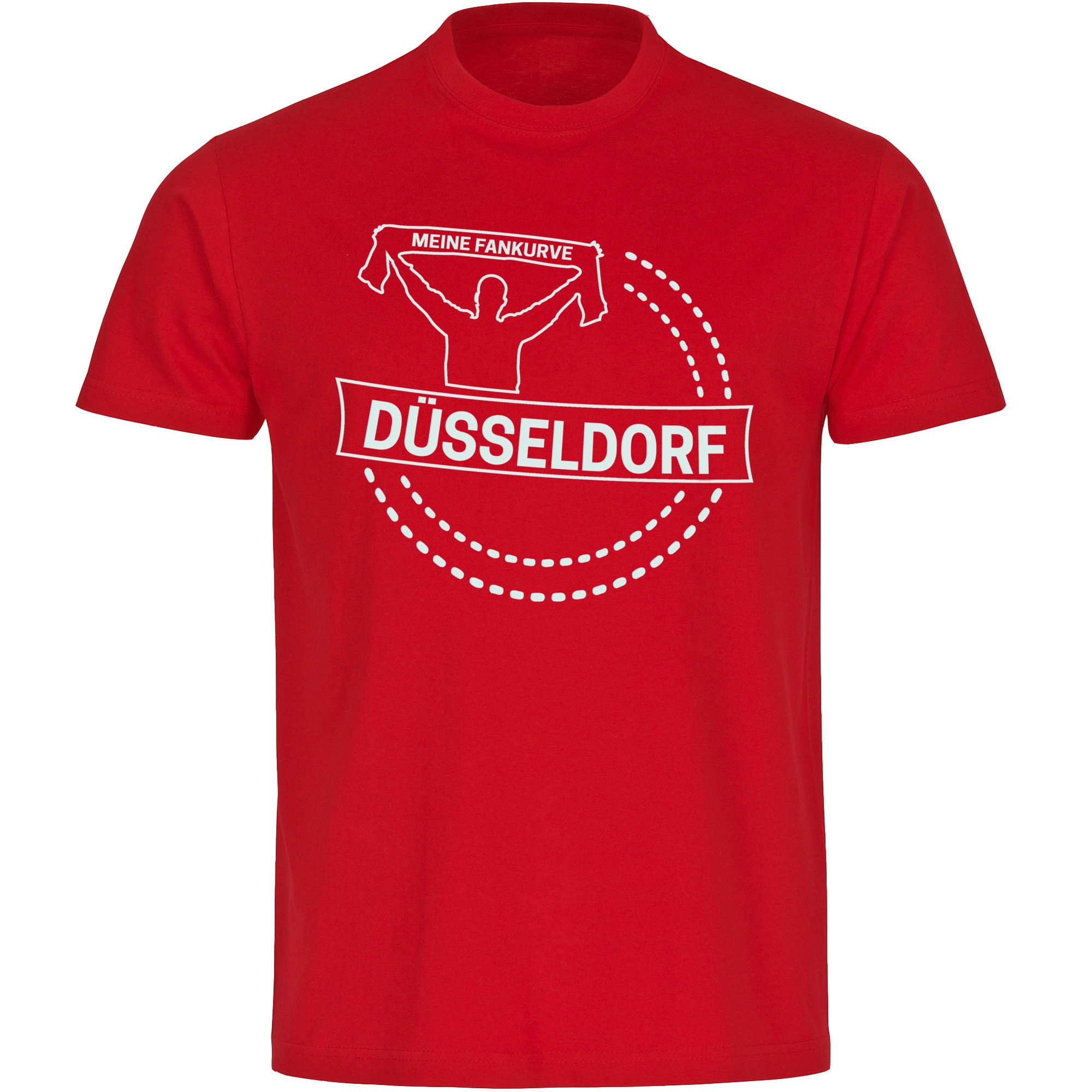 multifanshop Kinder T-Shirt - D&uuml;sseldorf - Meine Fankurve - Druck wei&szlig; - Kind - Bild 1